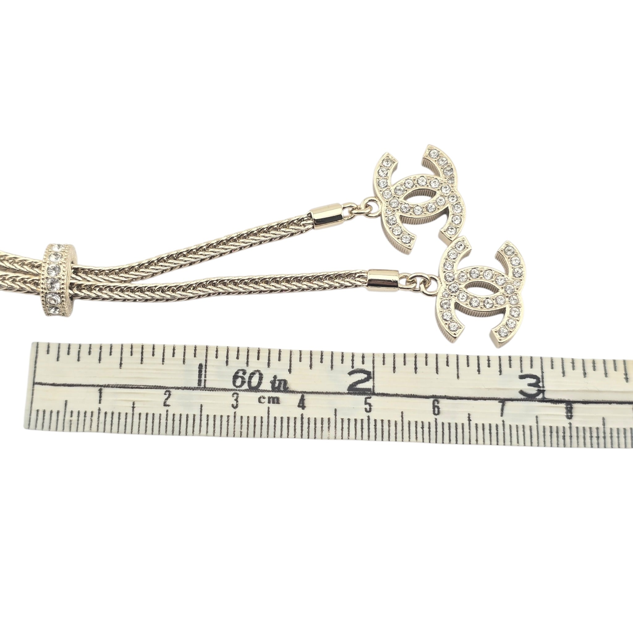 Chanel CC Gold Pendant Necklace 2024 CHANEL