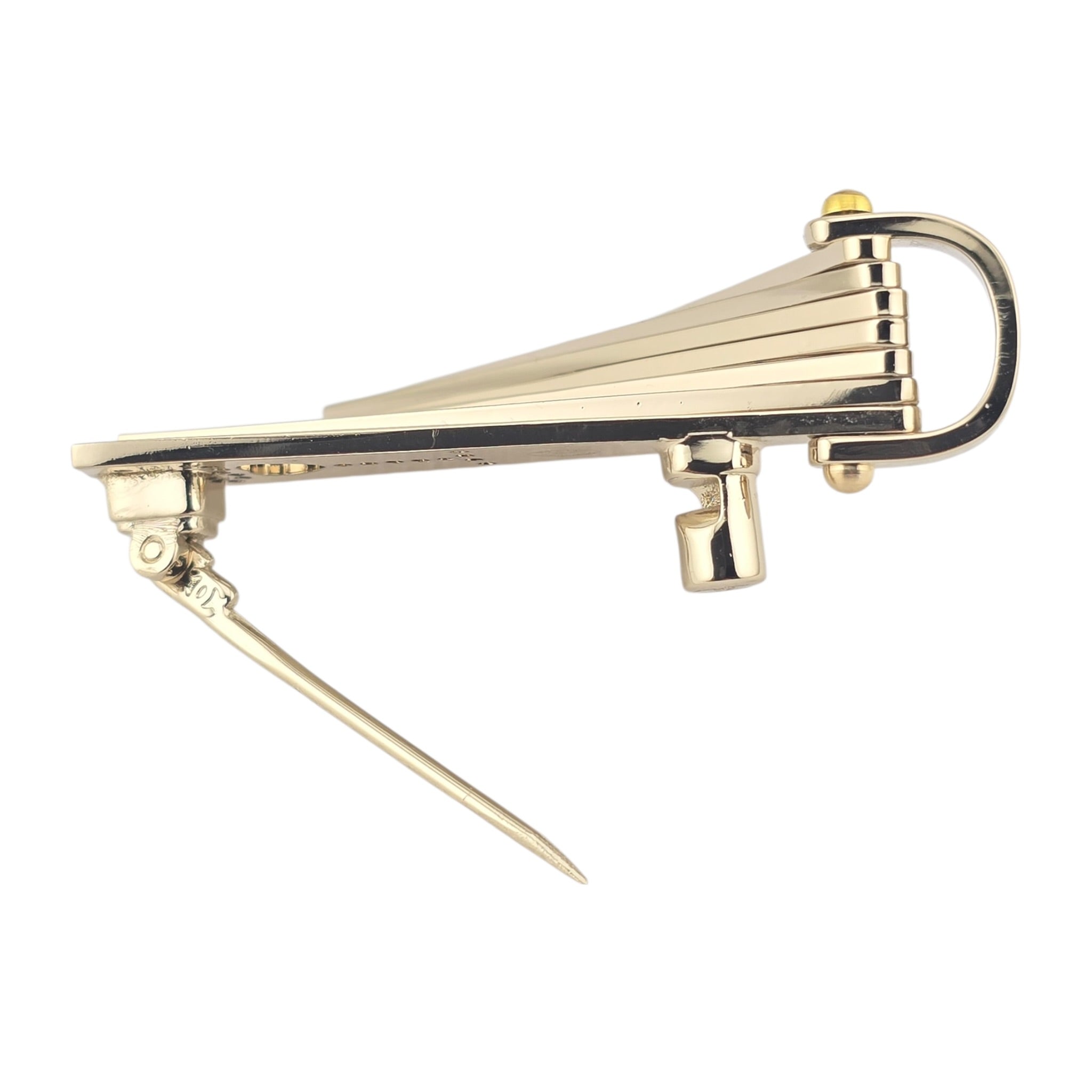 Chanel CC Gold Folding Fan Brooch 2025 CHANEL