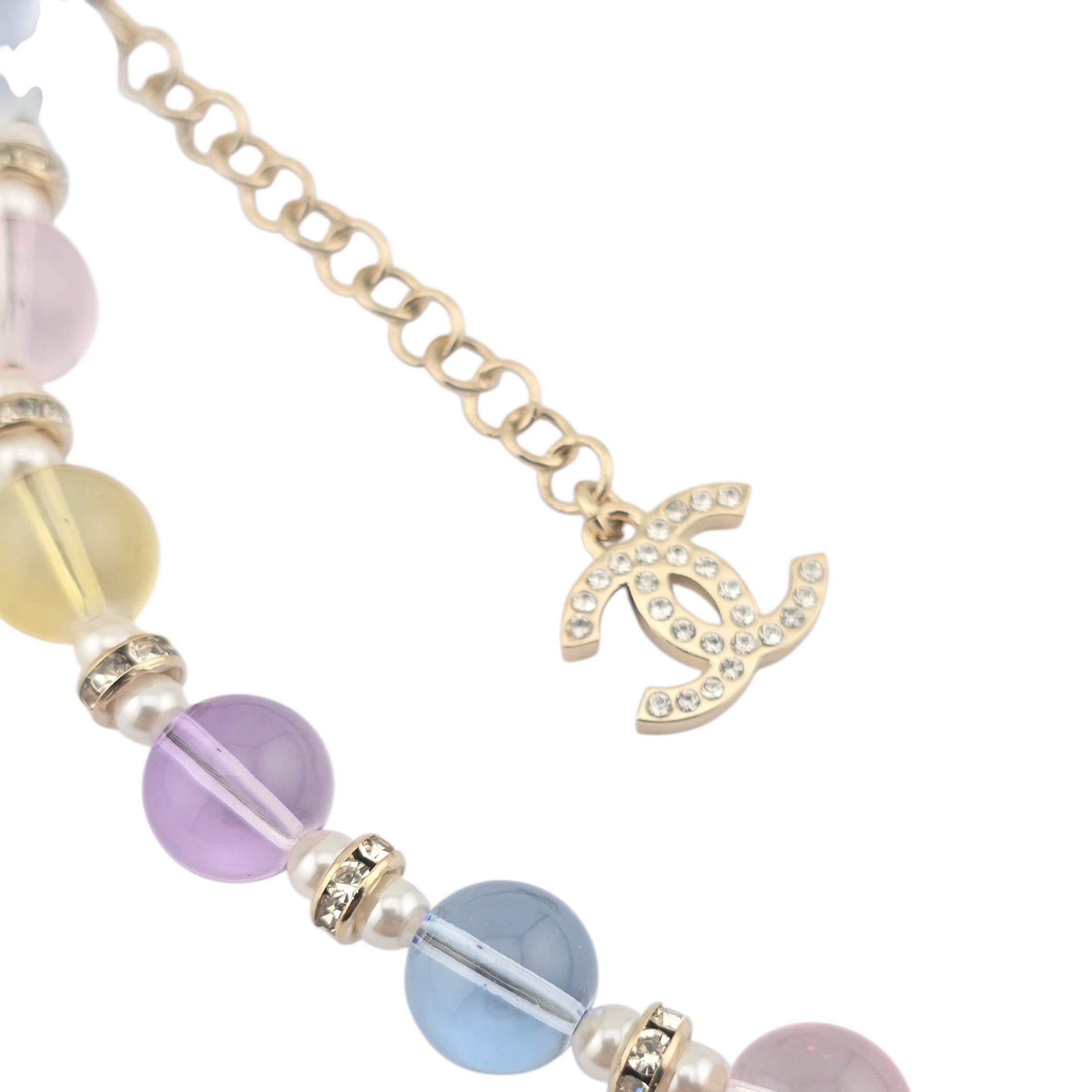 Chanel CC Multicoloured Glass Pearl Bracelet 2026 CHANEL