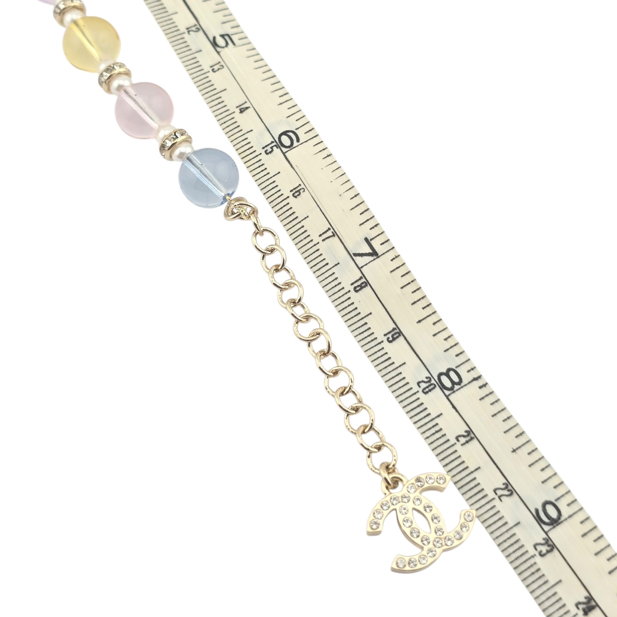 Chanel CC Multicoloured Glass Pearl Bracelet 2026 CHANEL