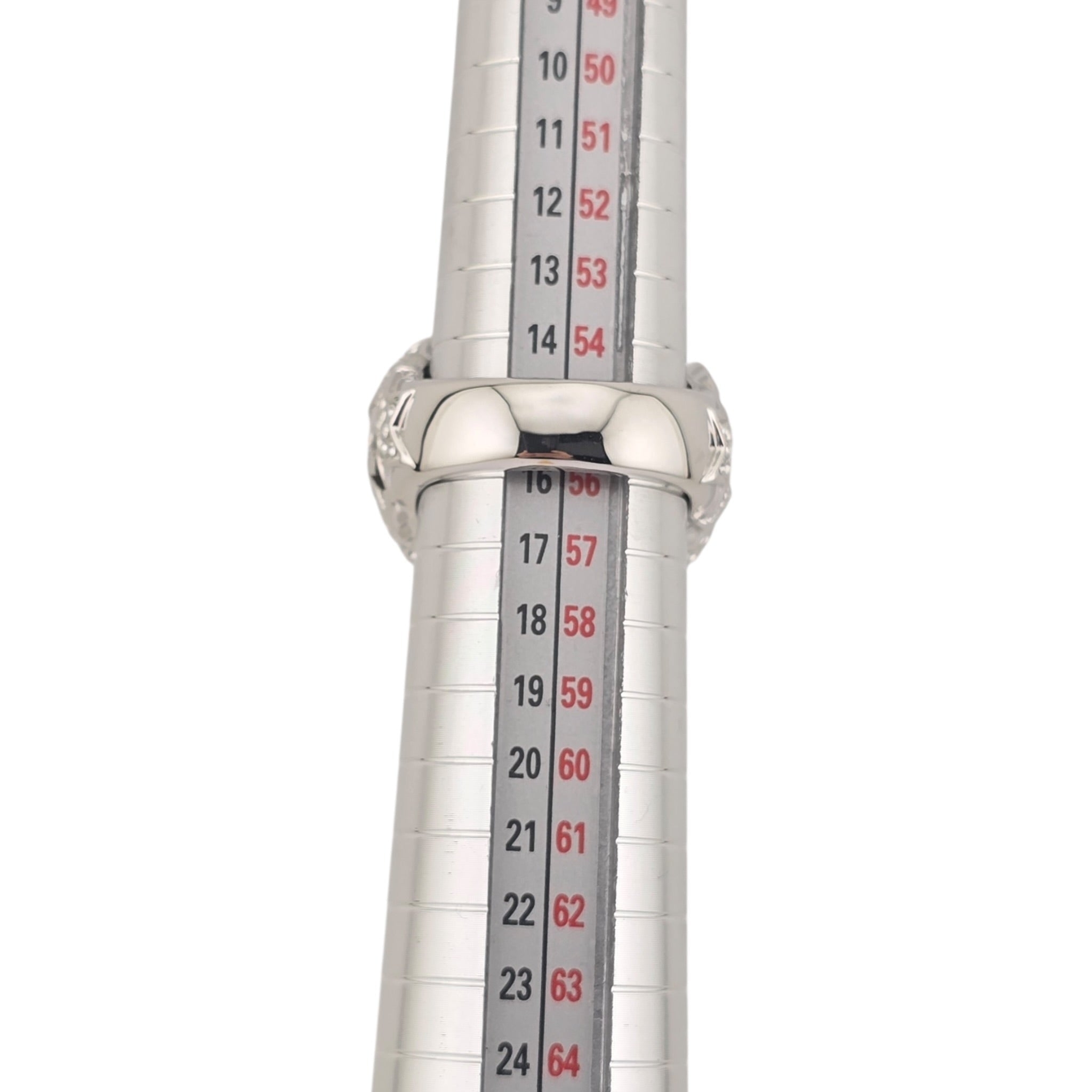 Chanel Metal Crystal Star CC Ring Silver 2025 CHANEL
