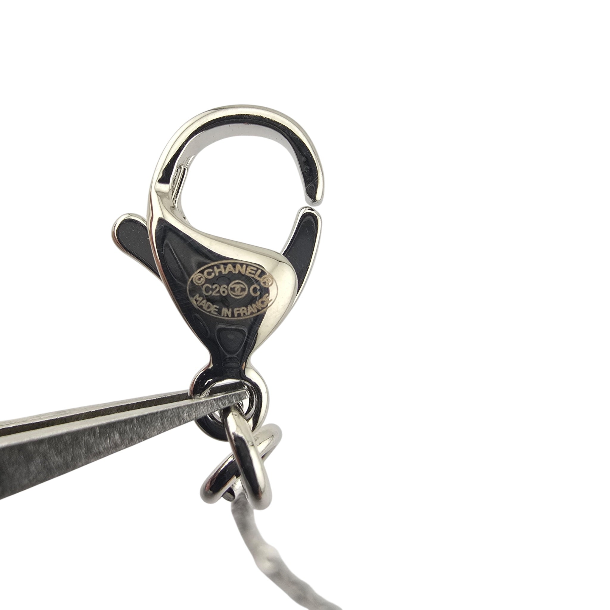 Chanel CC Silver Star Pendant Necklace 2026 CHANEL