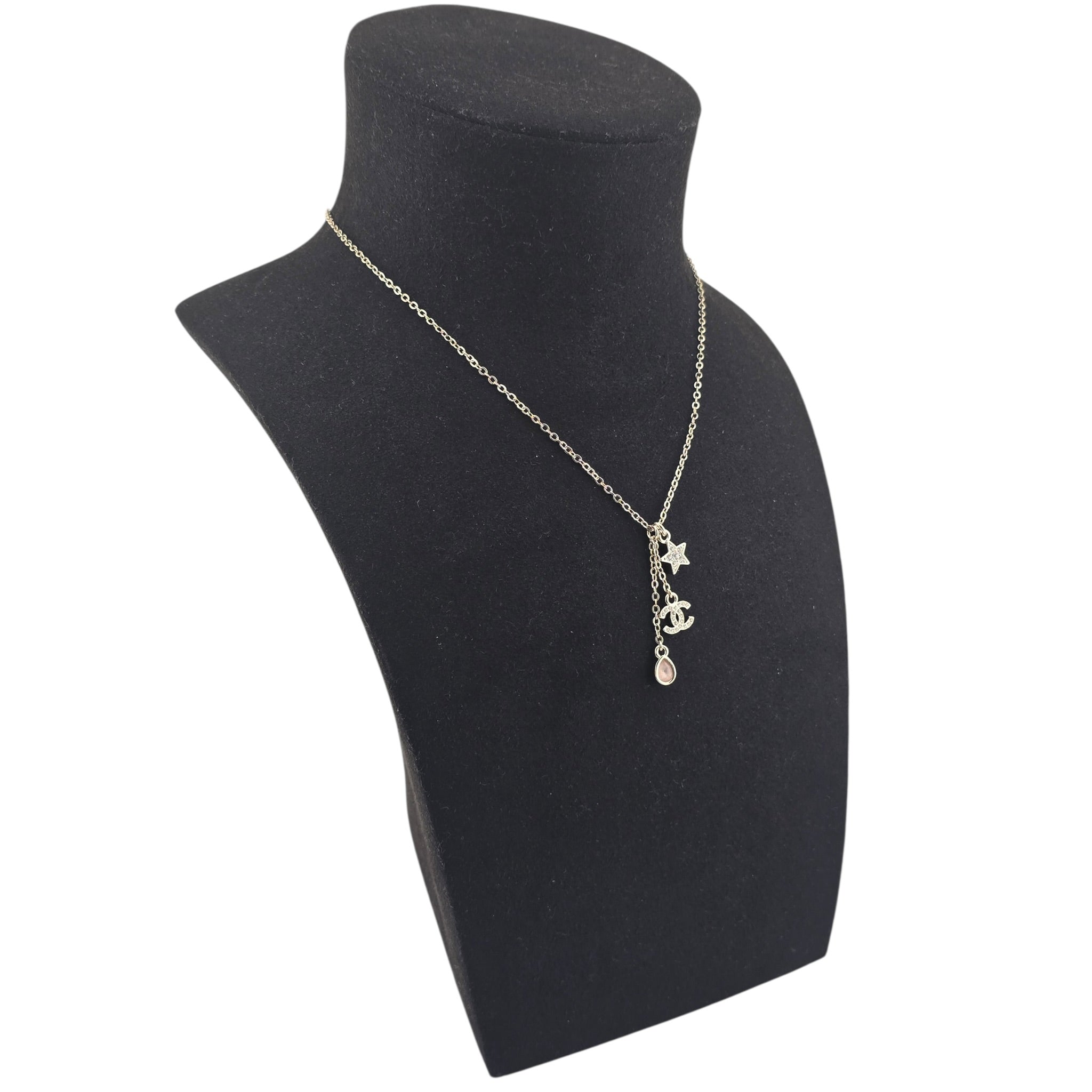 Chanel CC Gold Star Pendant Necklace 2026 CHANEL