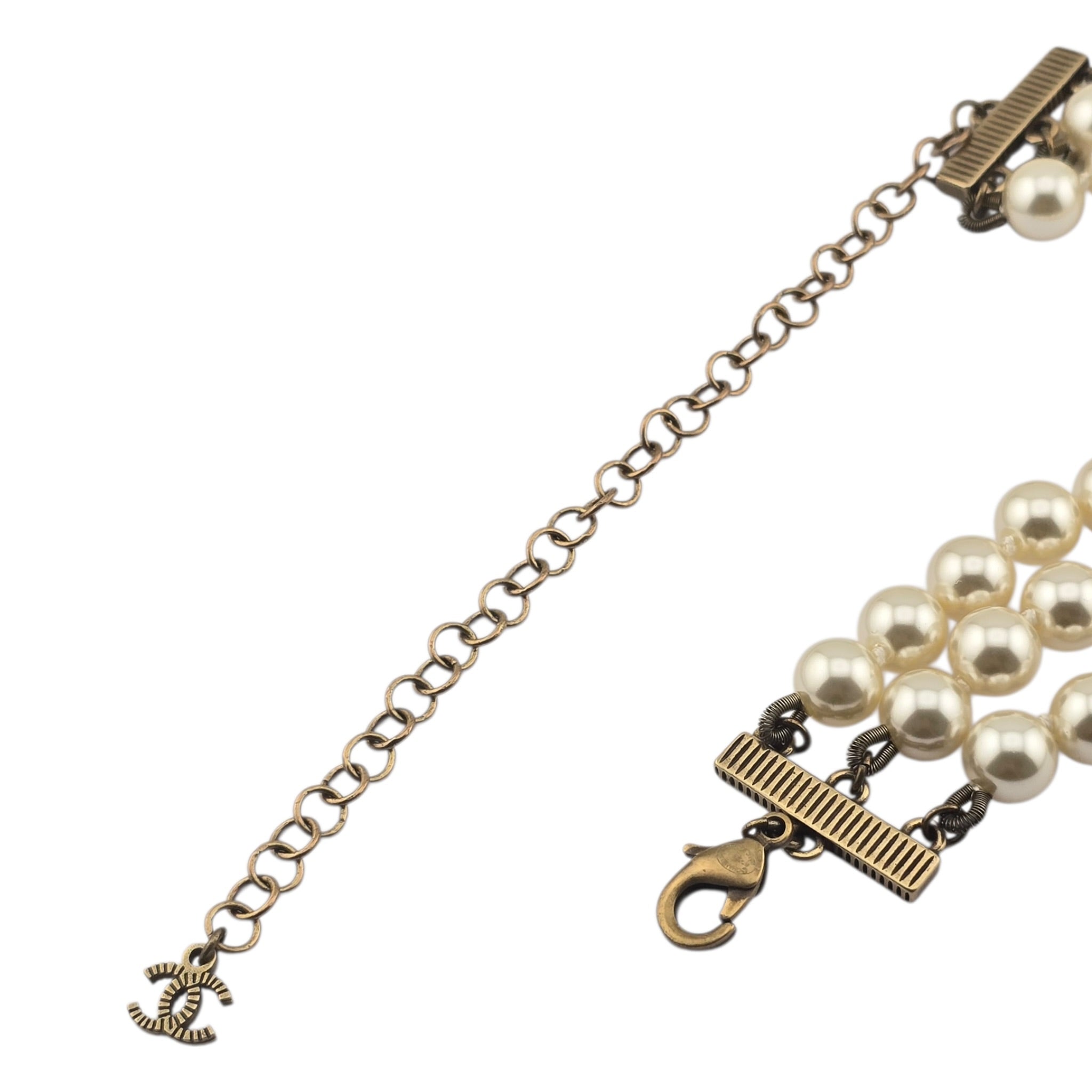 Chanel CC Faux Pearl Necklace CHANEL