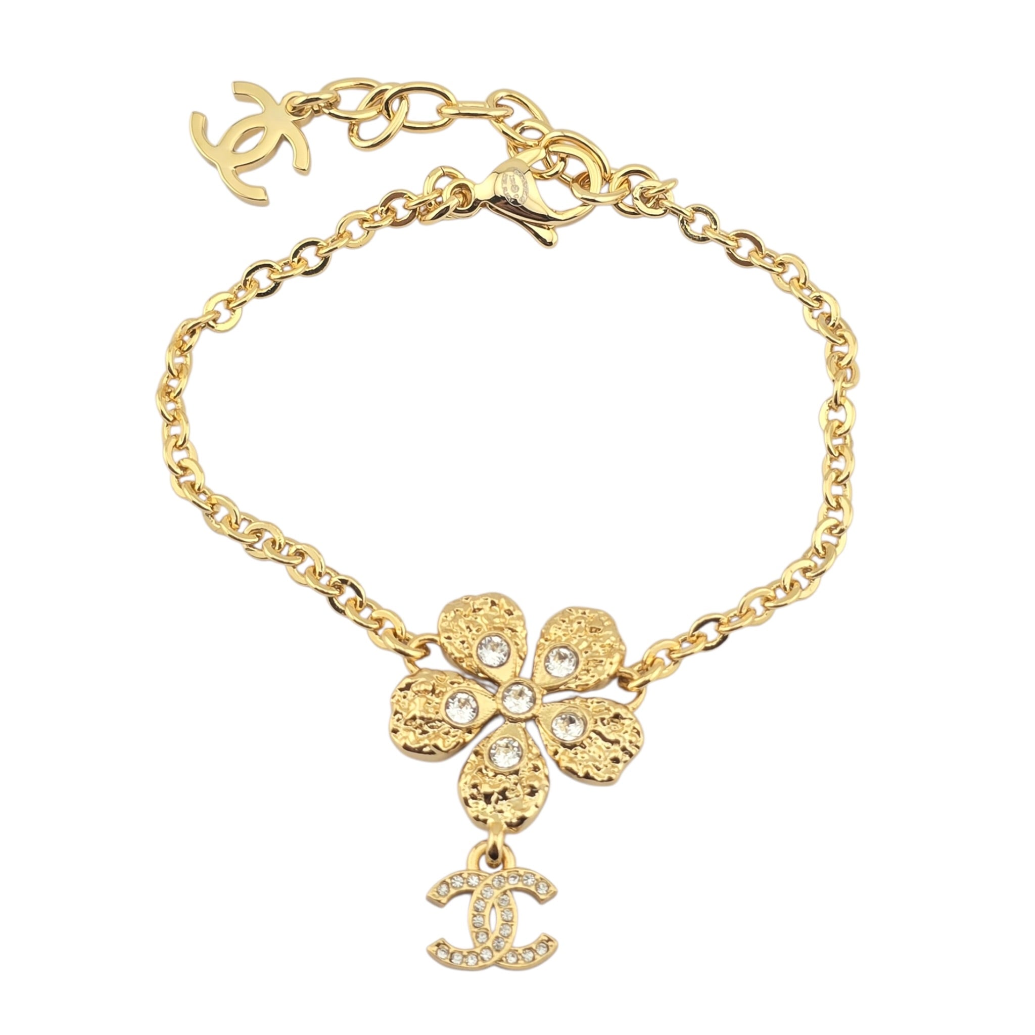Chanel CC Gold Floral Bracelet 26C 2026 CHANEL