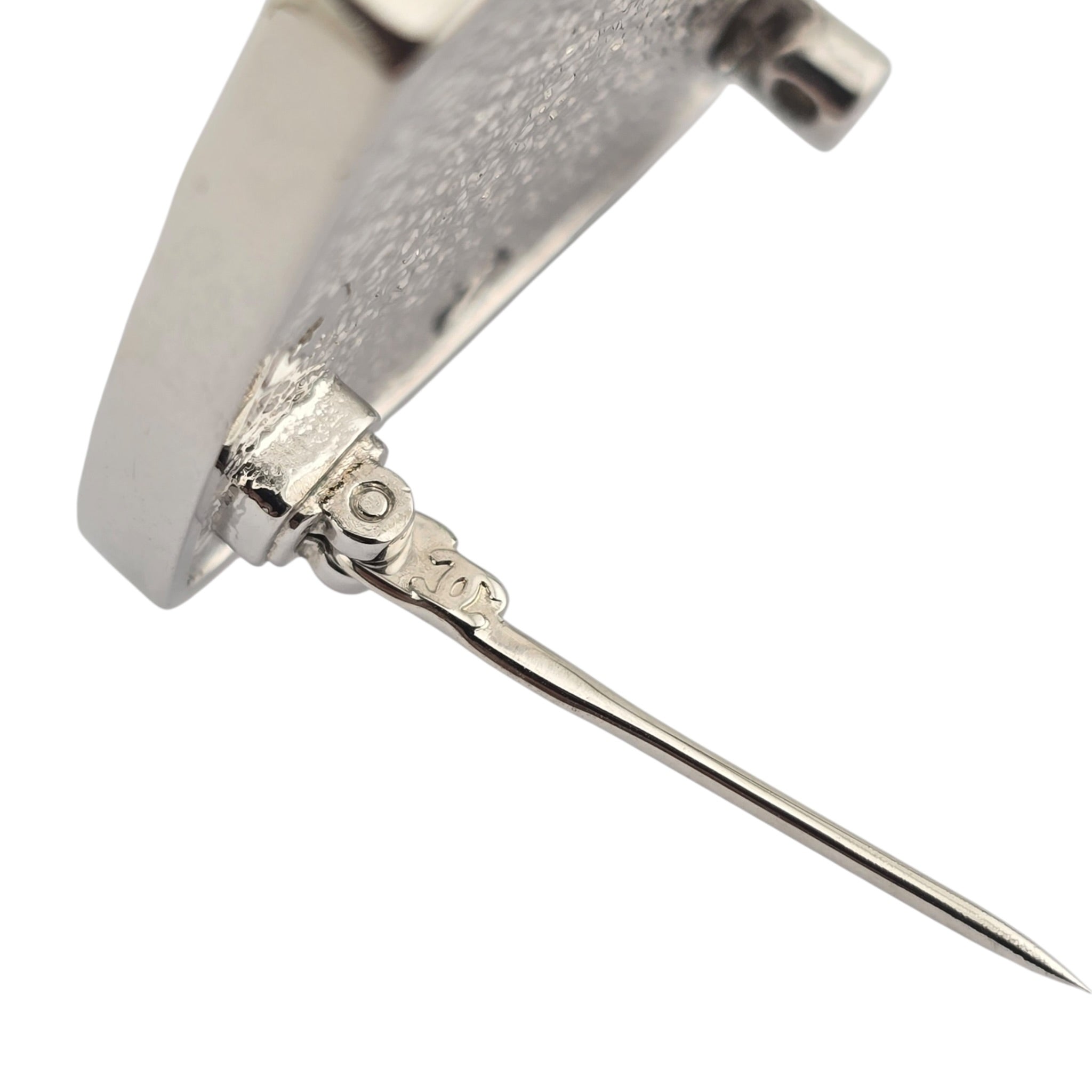 Chanel CC Square Silver Crystal Brooch 2025 CHANEL