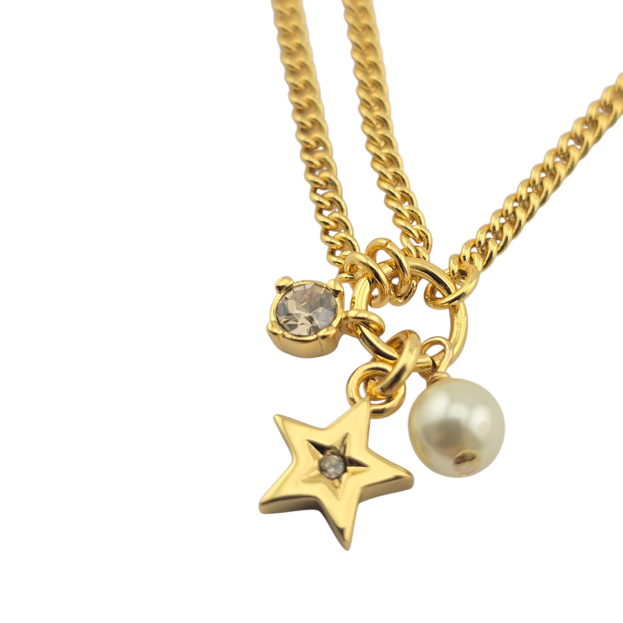 Christian Dior Petit CD Multi Gold Necklace DIOR