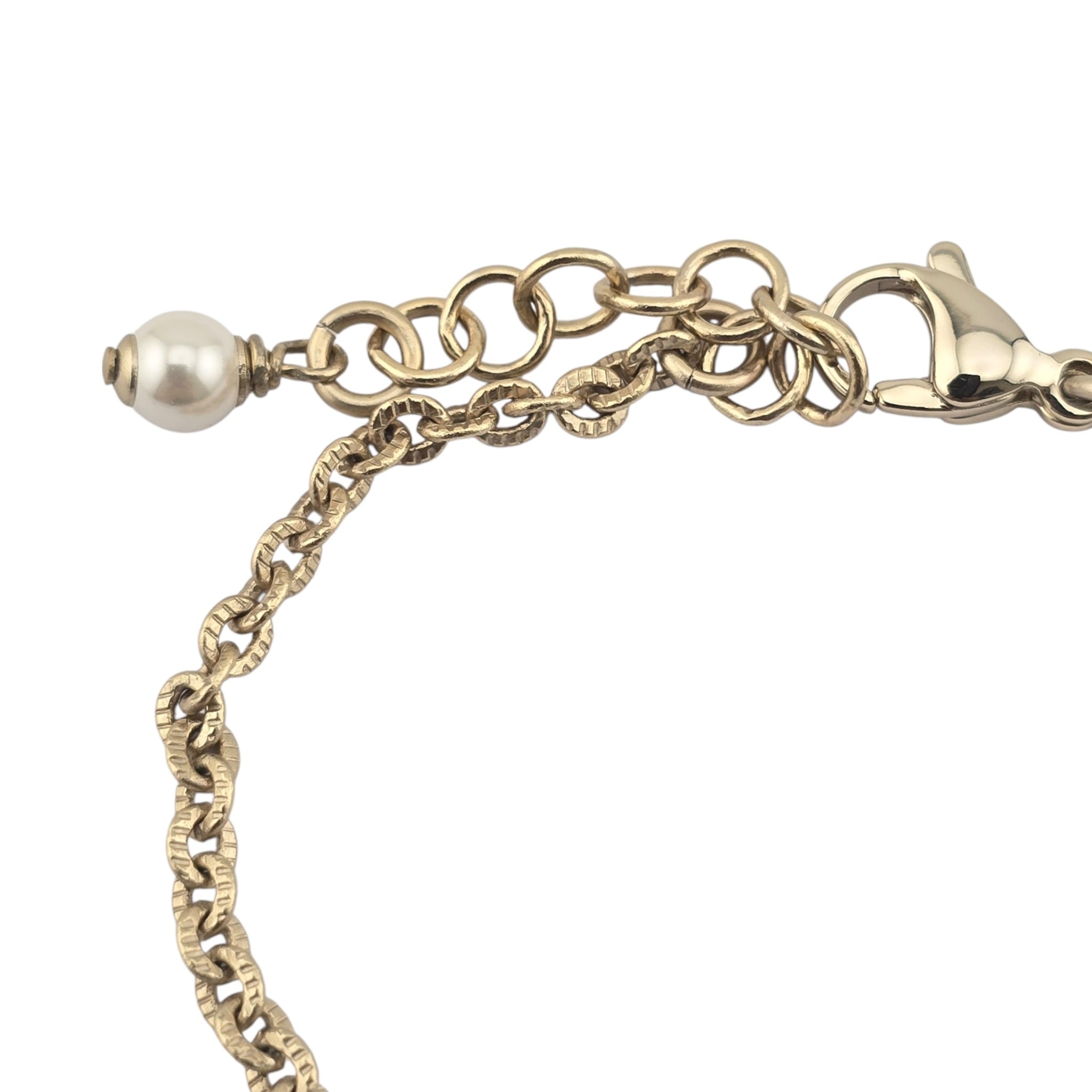 Chanel CC Gold Metal Bracelet 2021 CHANEL