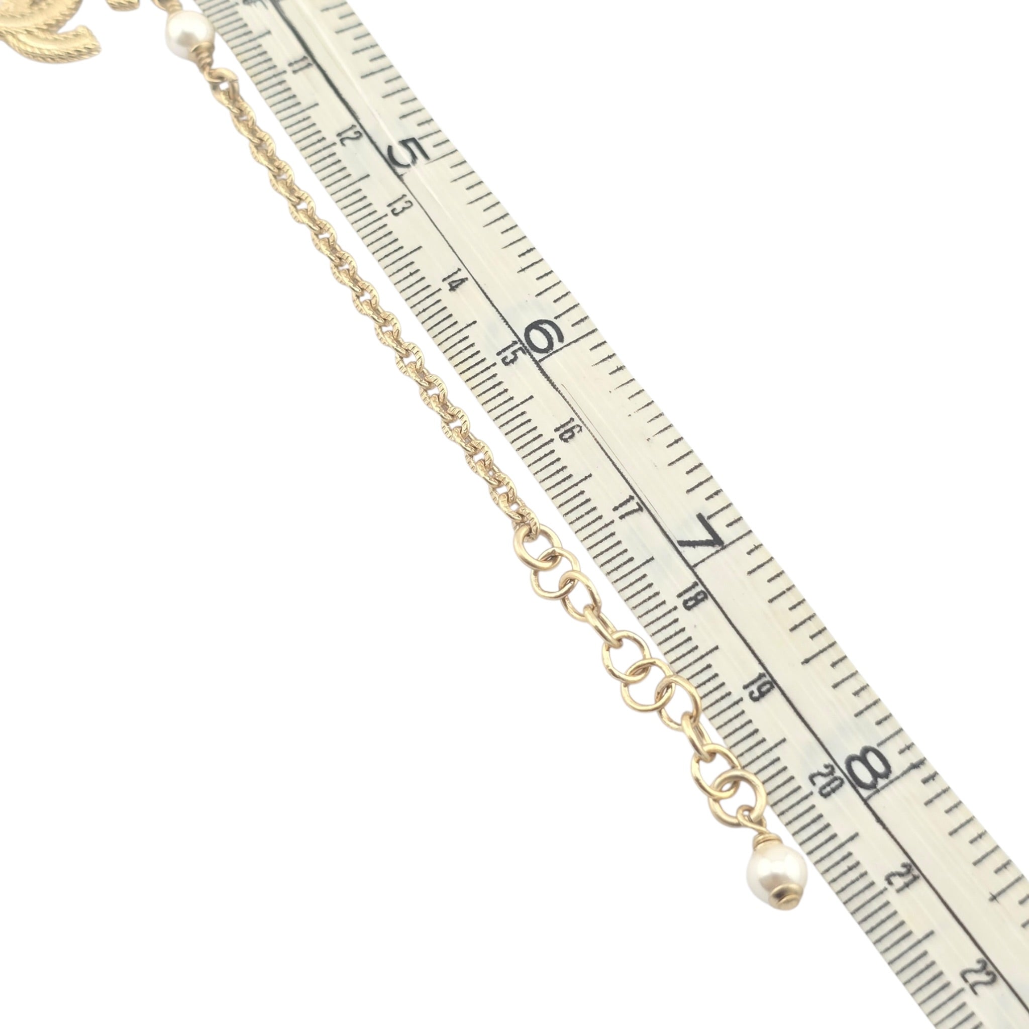 Chanel CC Gold Metal Bracelet 2021 CHANEL