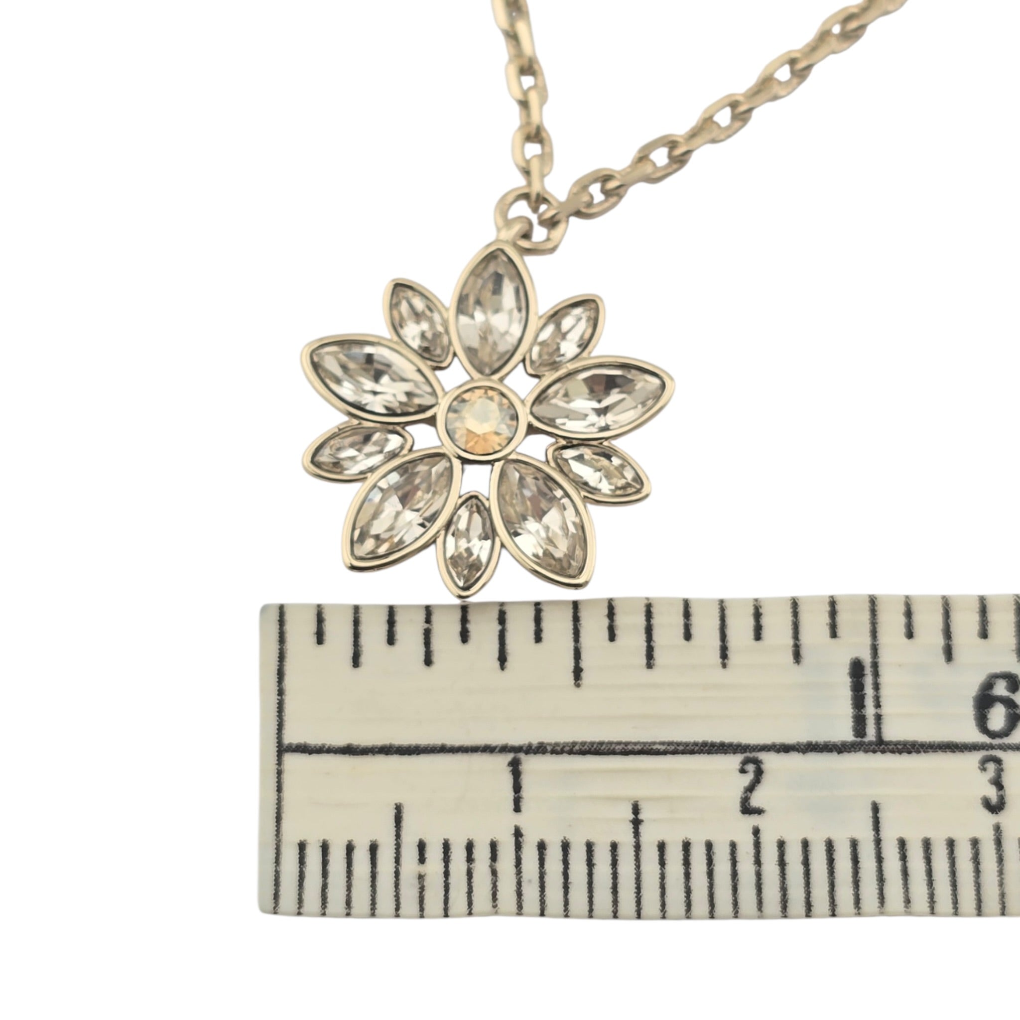 Christian Dior CD Fleur de Glace Necklace DIOR