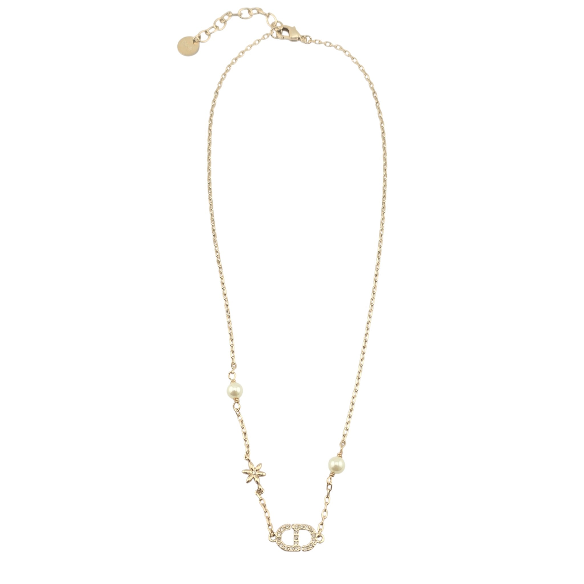 Christian Dior Petit CD Daisy Necklace DIOR