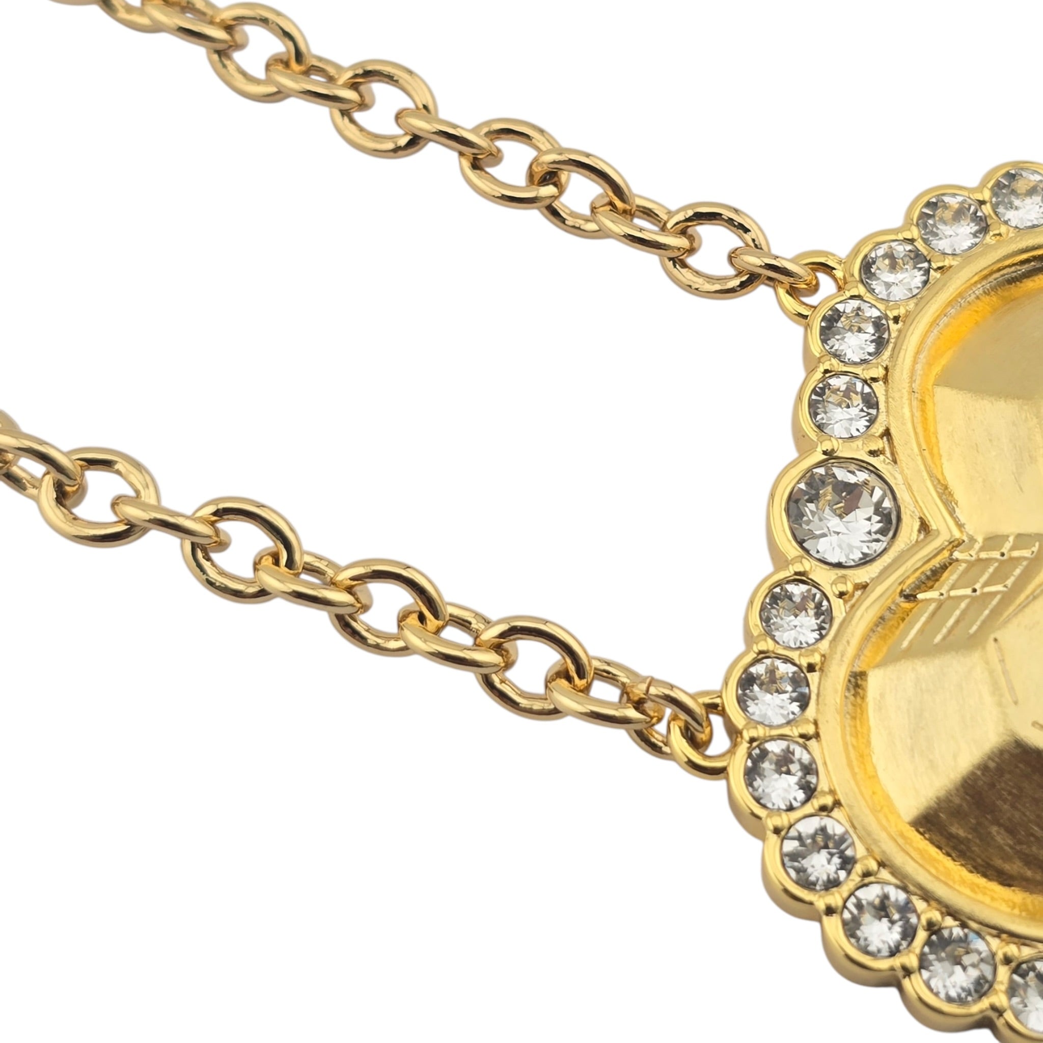 Chanel CC Gold Pendant Heart Necklace 2025 CHANEL