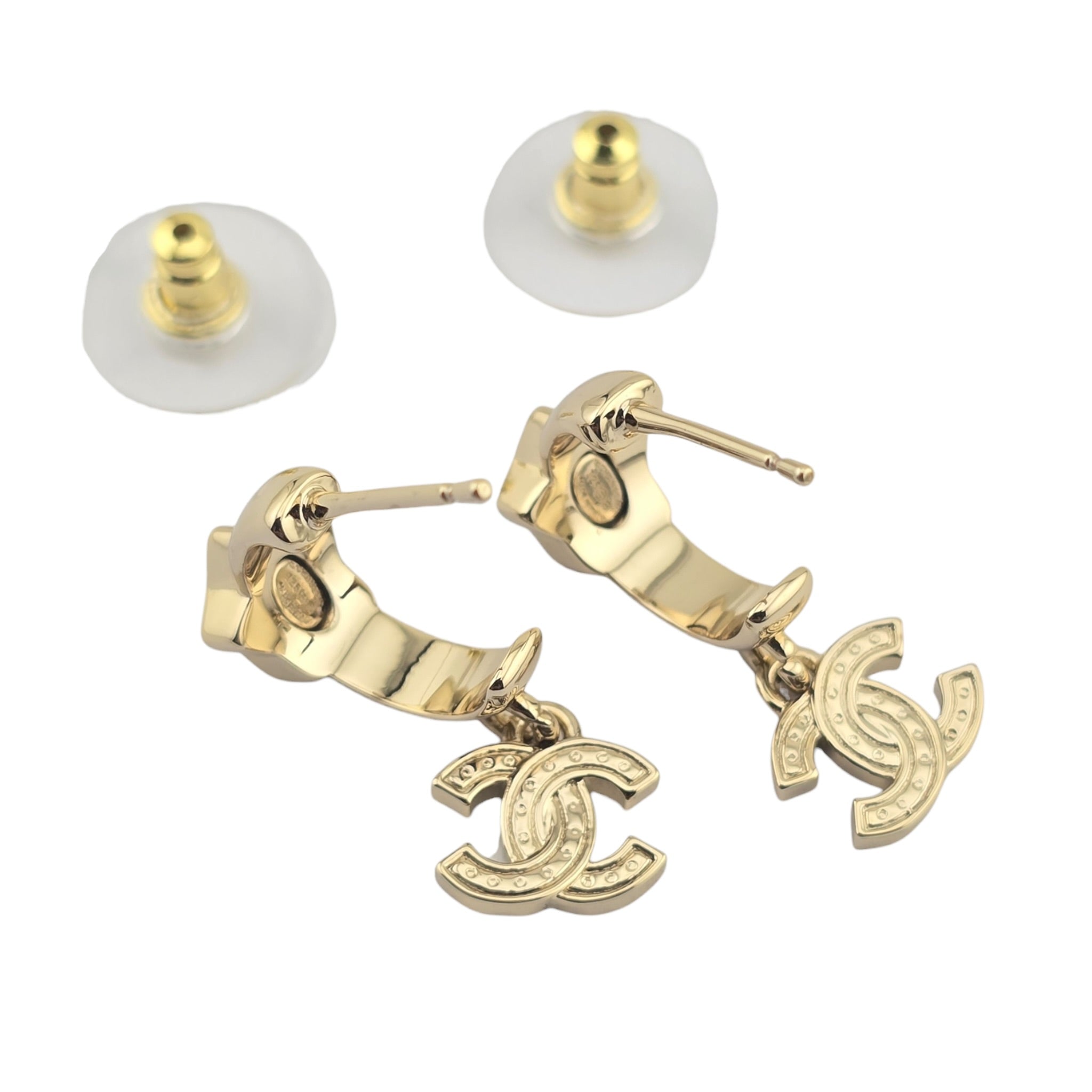 Chanel CC Gold Star Crystal Earrings 2025 CHANEL