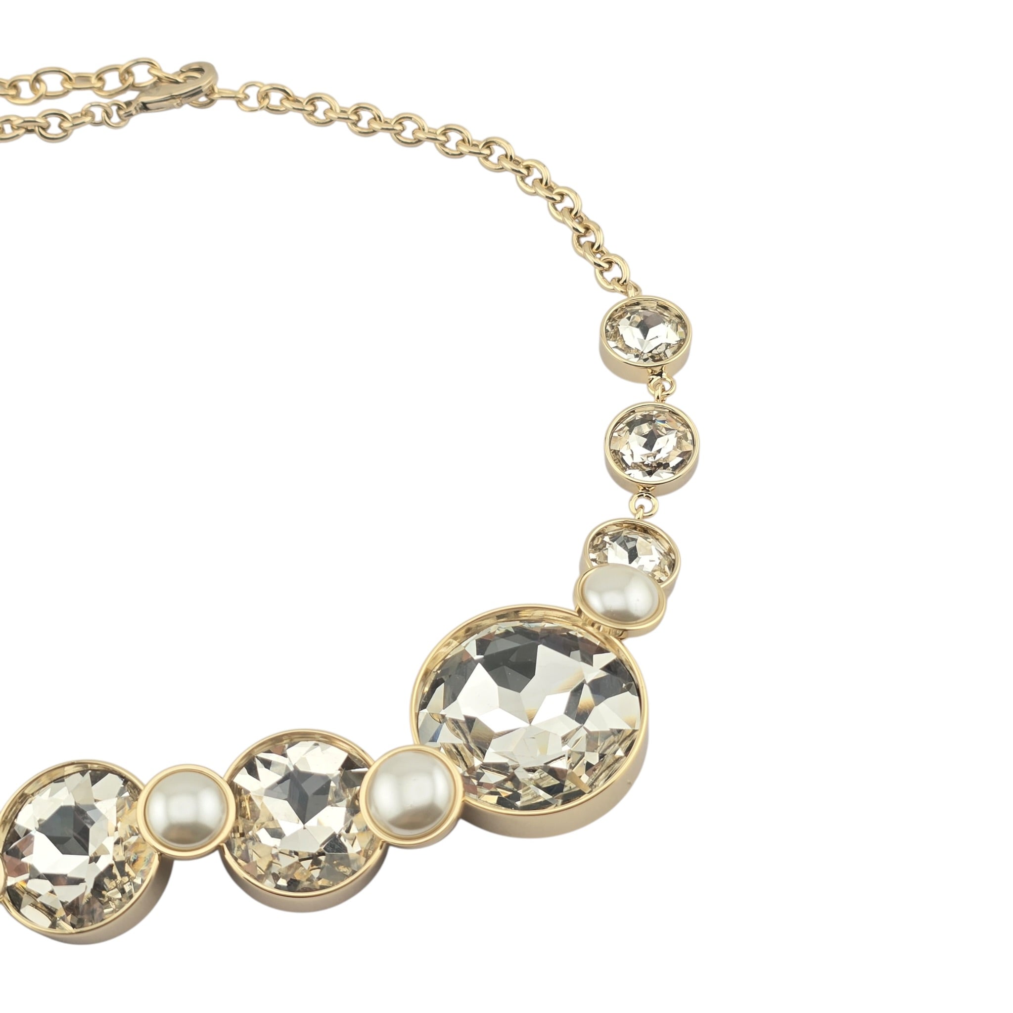 Chanel CC Faux Pearl Large Crystal Necklace 2025 CHANEL