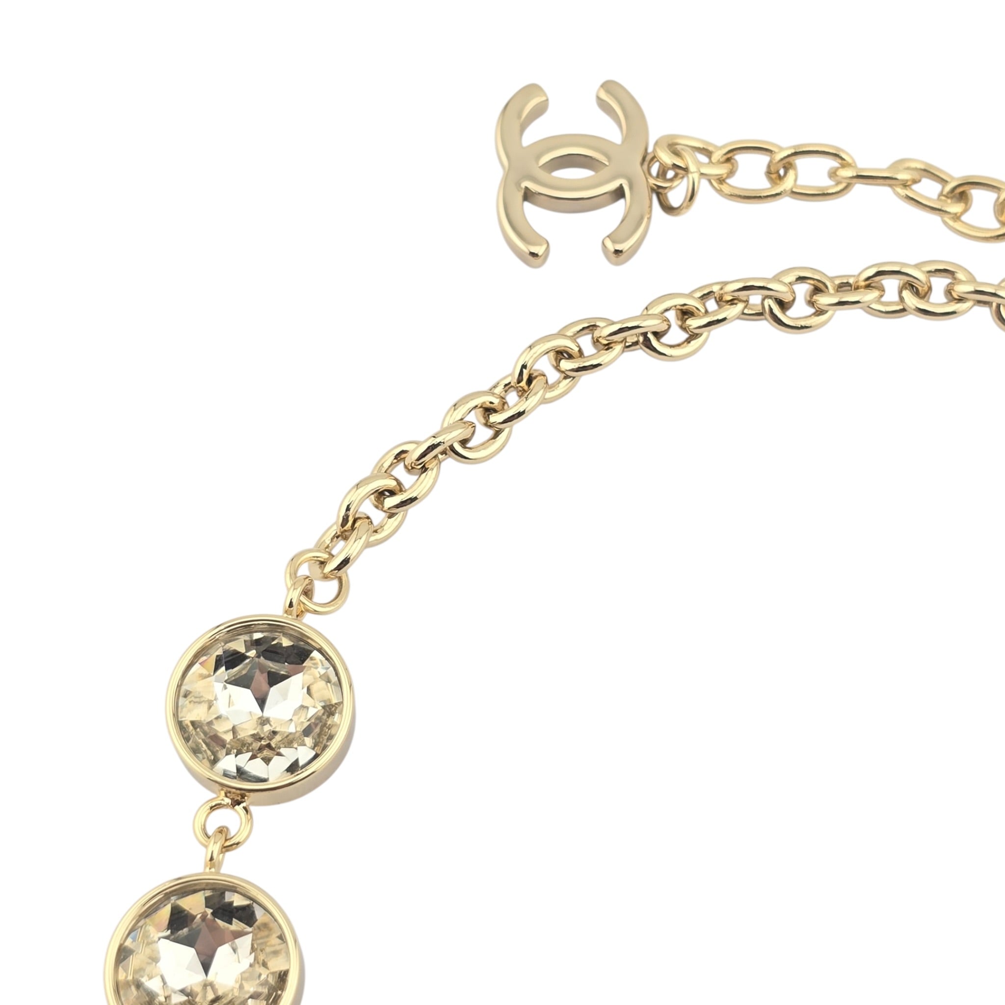 Chanel CC Faux Pearl Large Crystal Necklace 2025 CHANEL