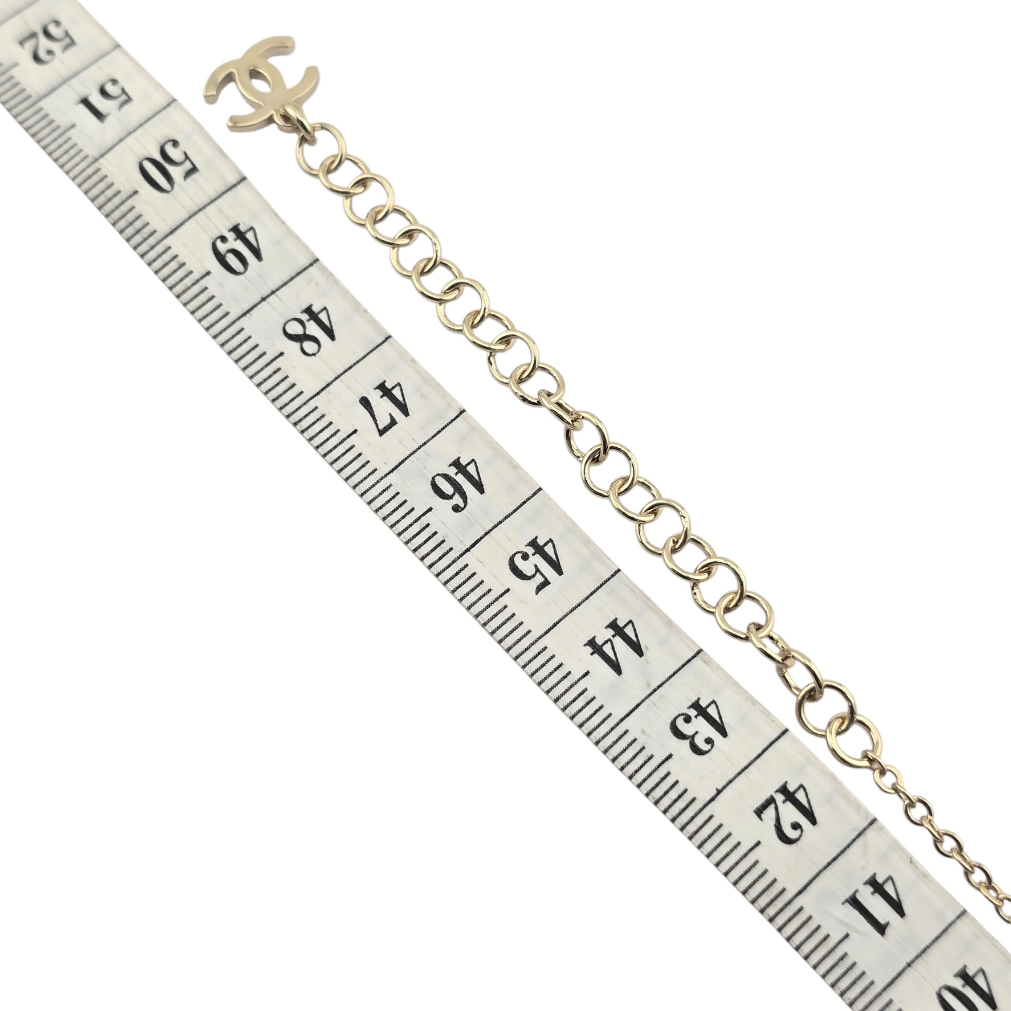 Chanel CC Gold Silver Bow Necklace 2025 CHANEL