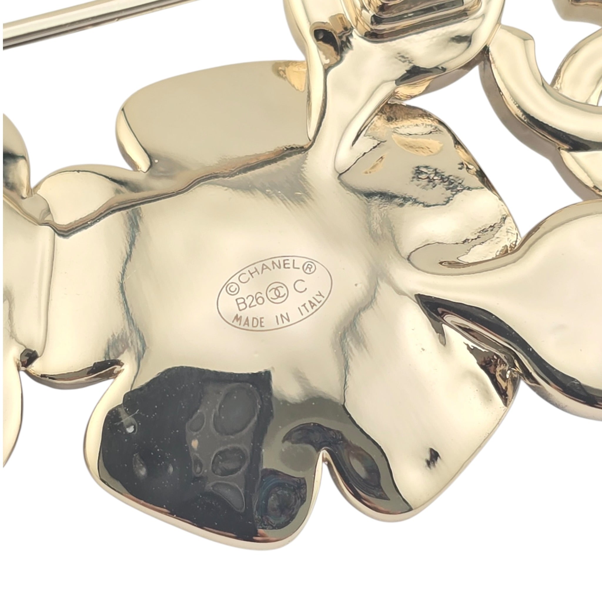 Chanel CC Enamel Crystal Floral Denim Brooch 2026 CHANEL