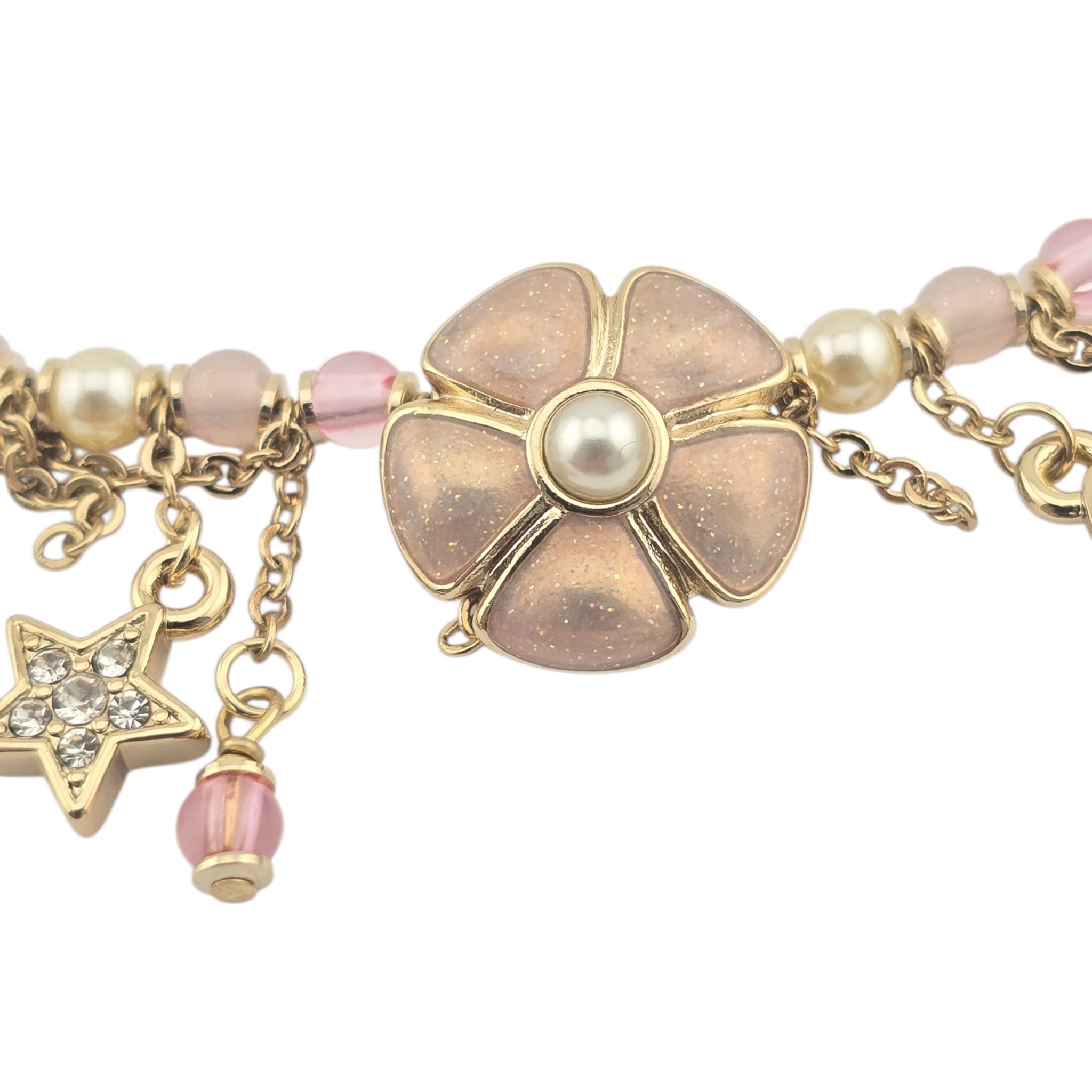 Chanel CC Camellia Pink Gold Necklace 2026 CHANEL