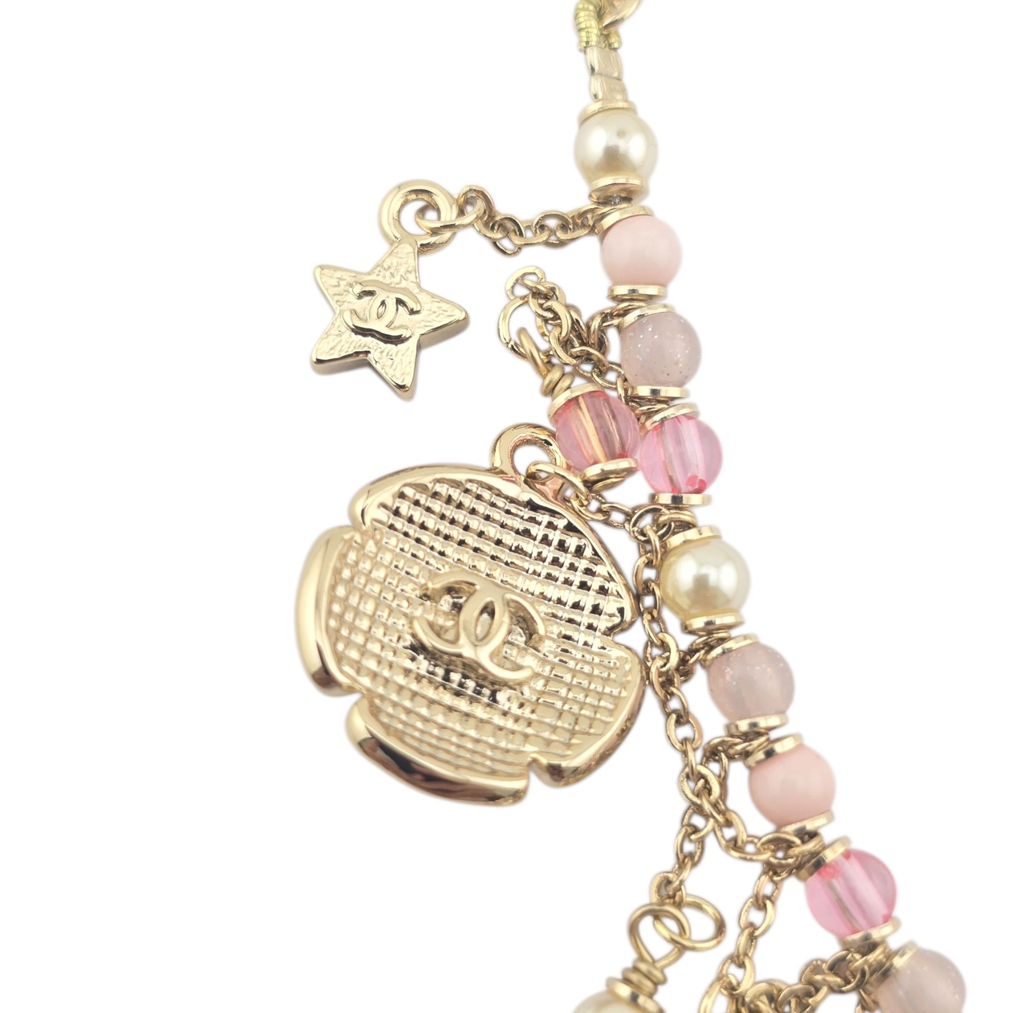 Chanel CC Camellia Pink Gold Necklace 2026 CHANEL