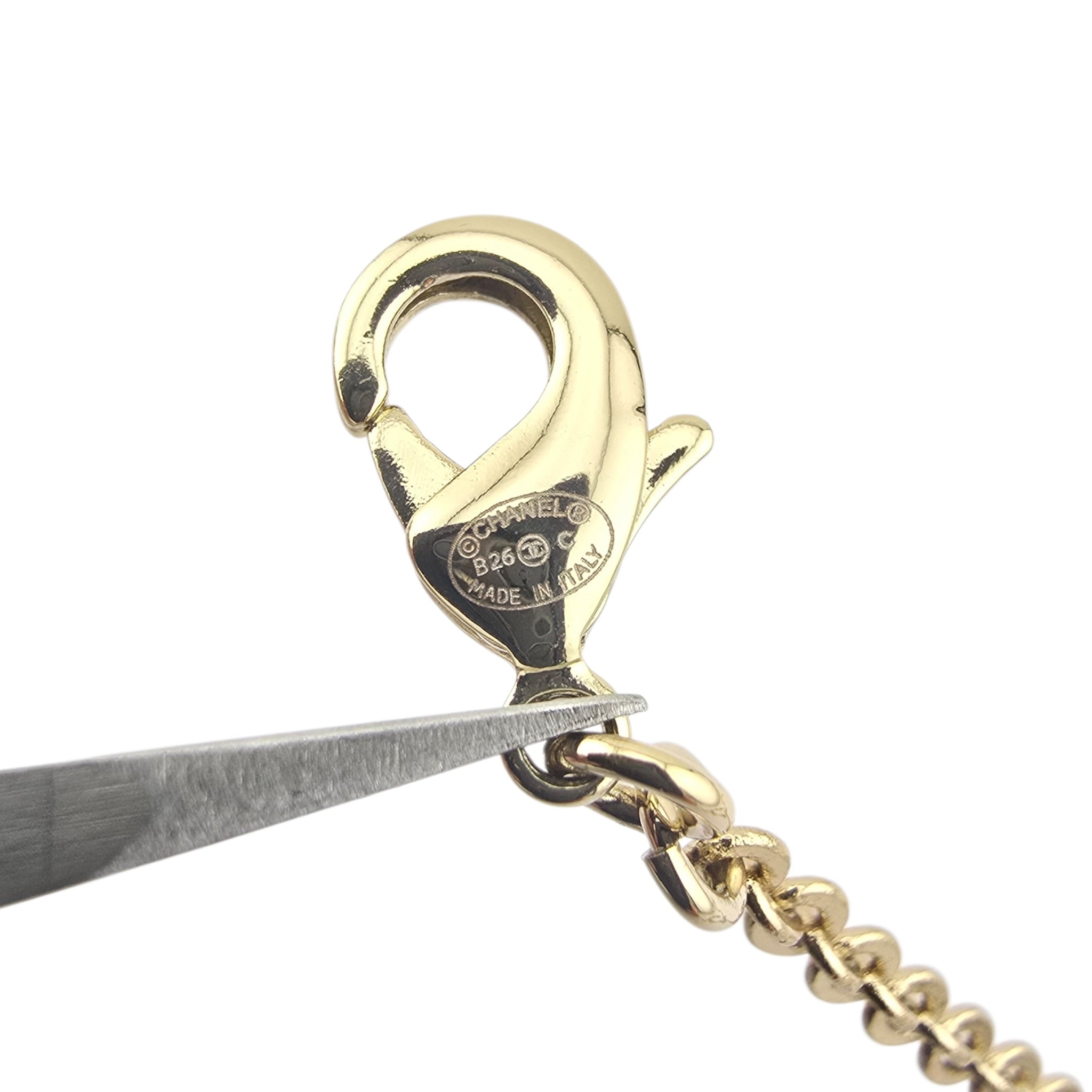 Chanel CC Camellia Pink Gold Necklace 2026 CHANEL