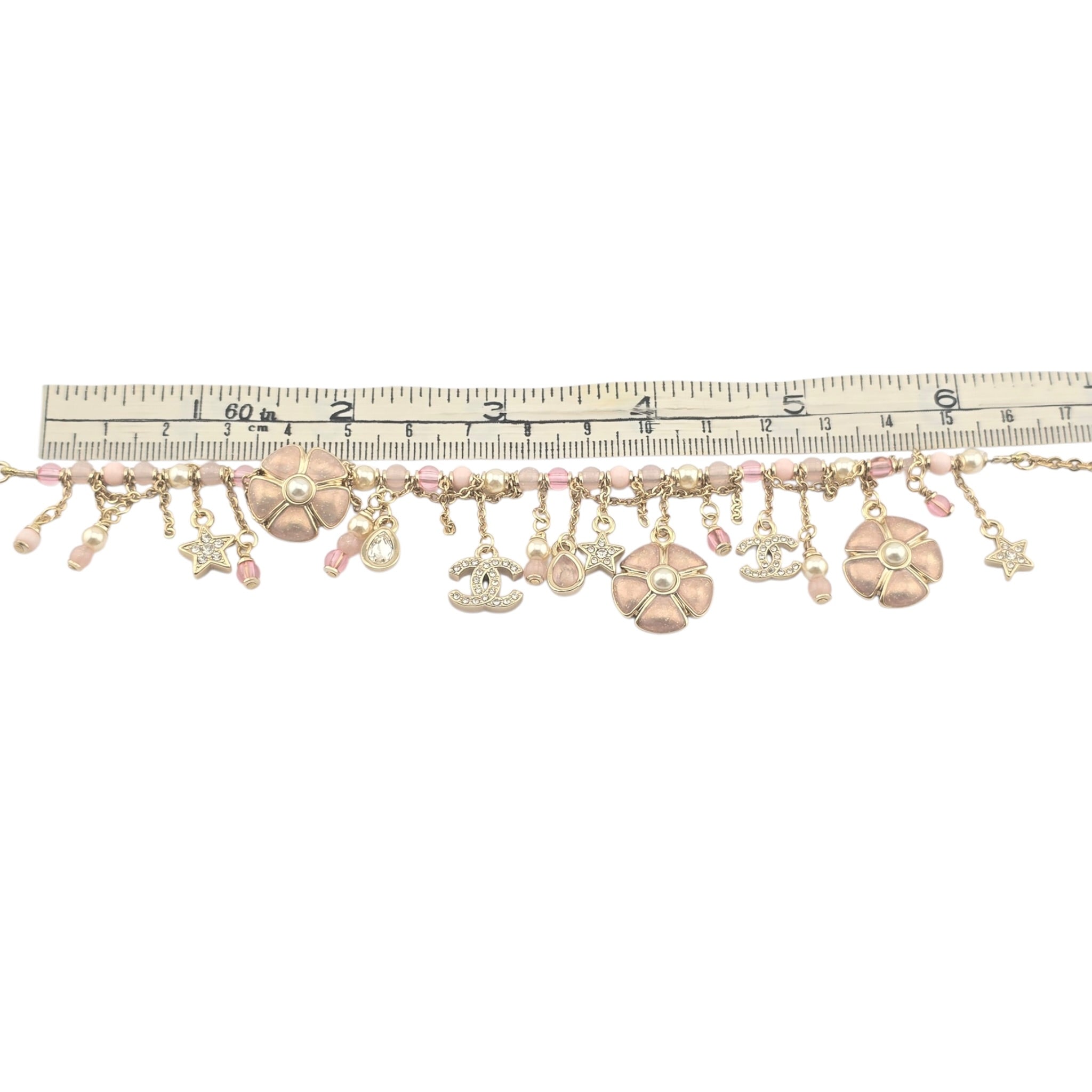 Chanel CC Camellia Pink Gold Necklace 2026 CHANEL