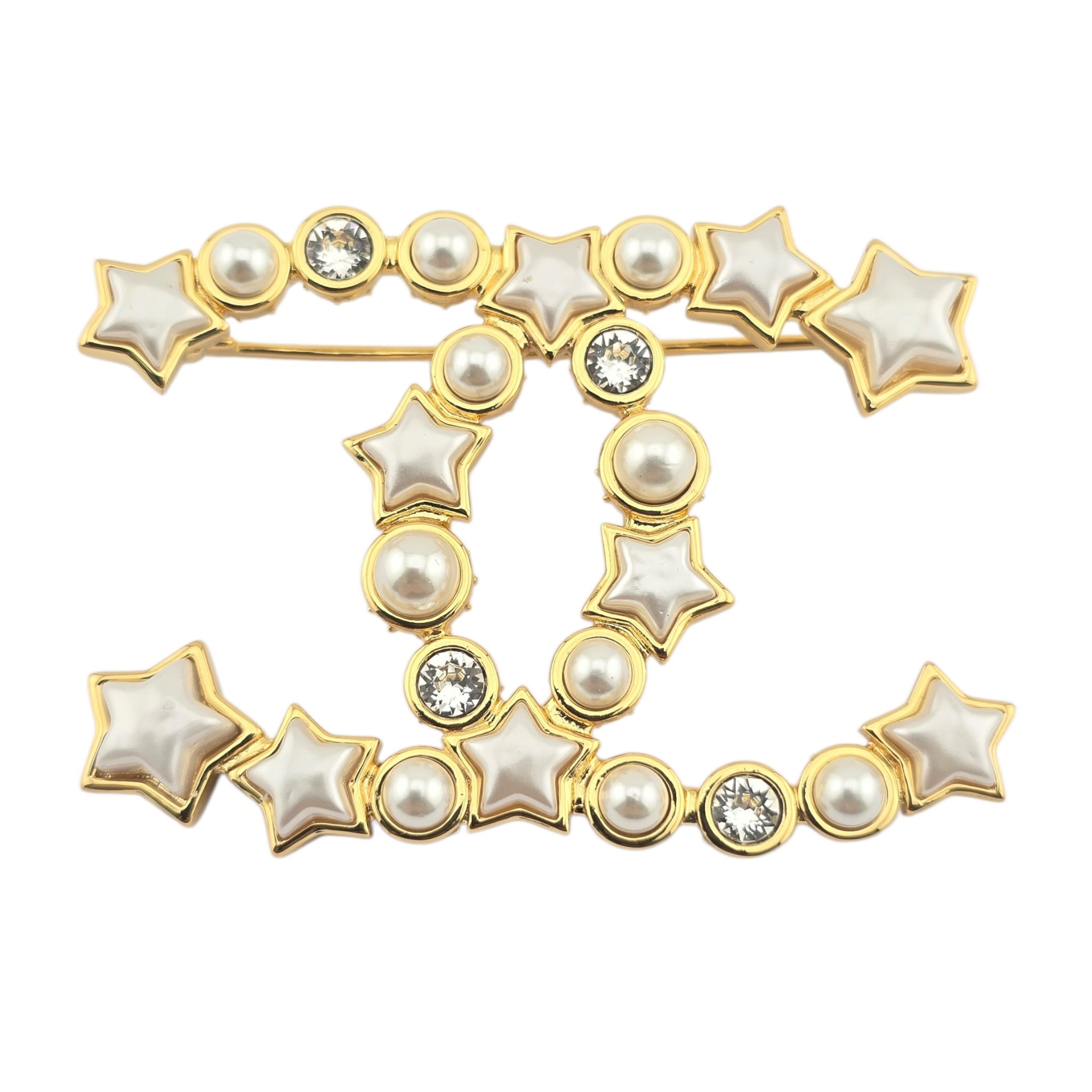 Chanel CC Gold Star Brooch 2024 CHANEL