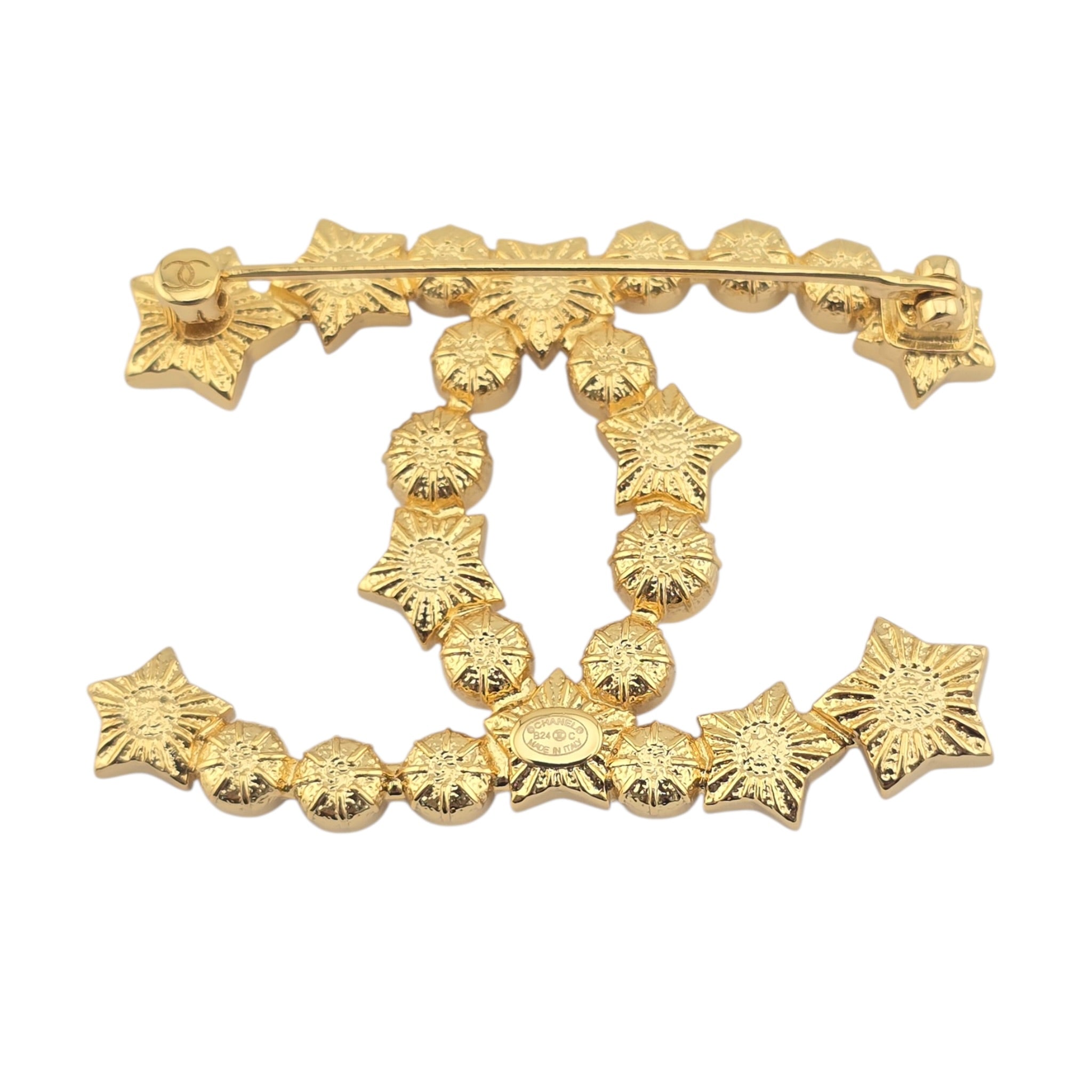 Chanel CC Gold Star Brooch 2024 CHANEL