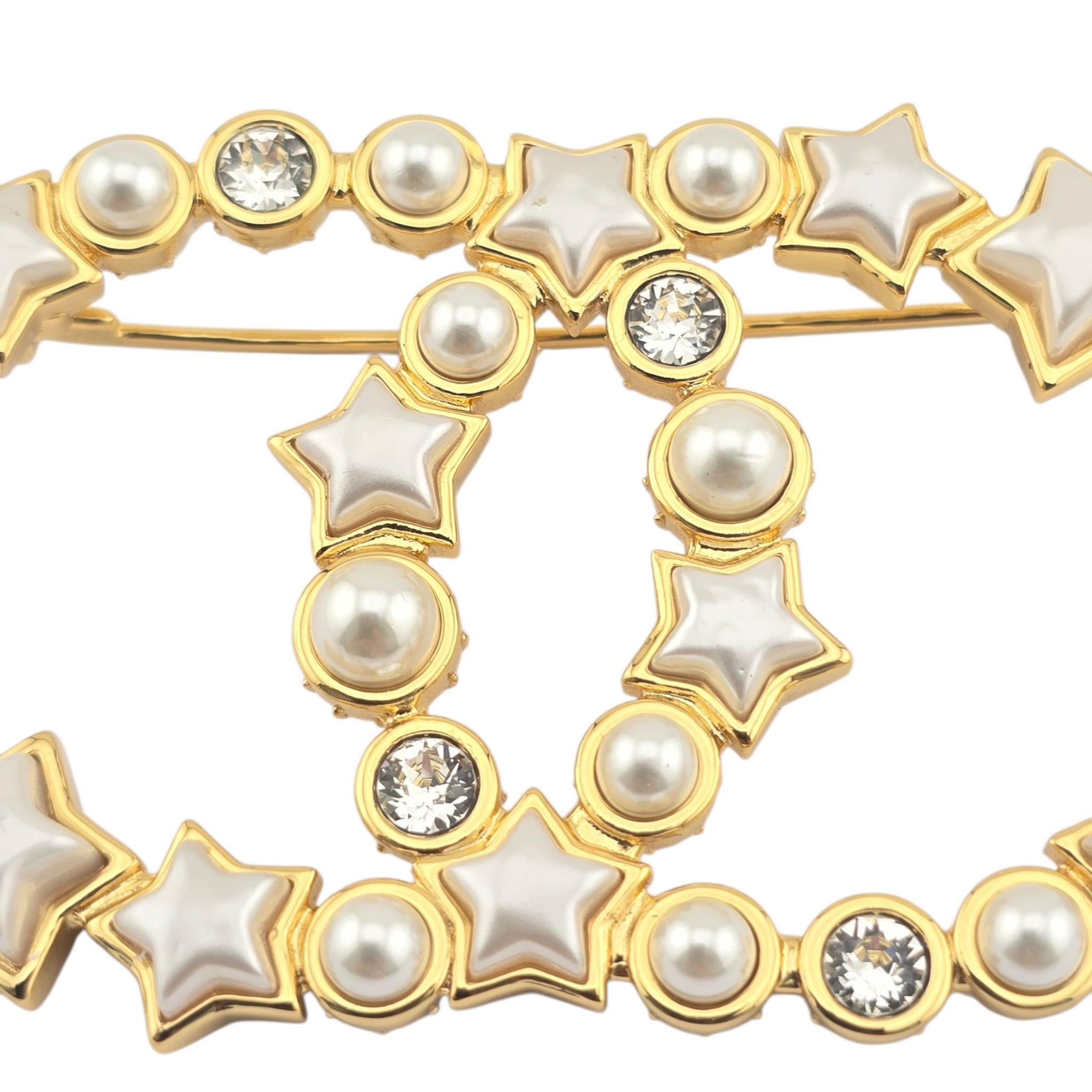 Chanel CC Gold Star Brooch 2024 CHANEL