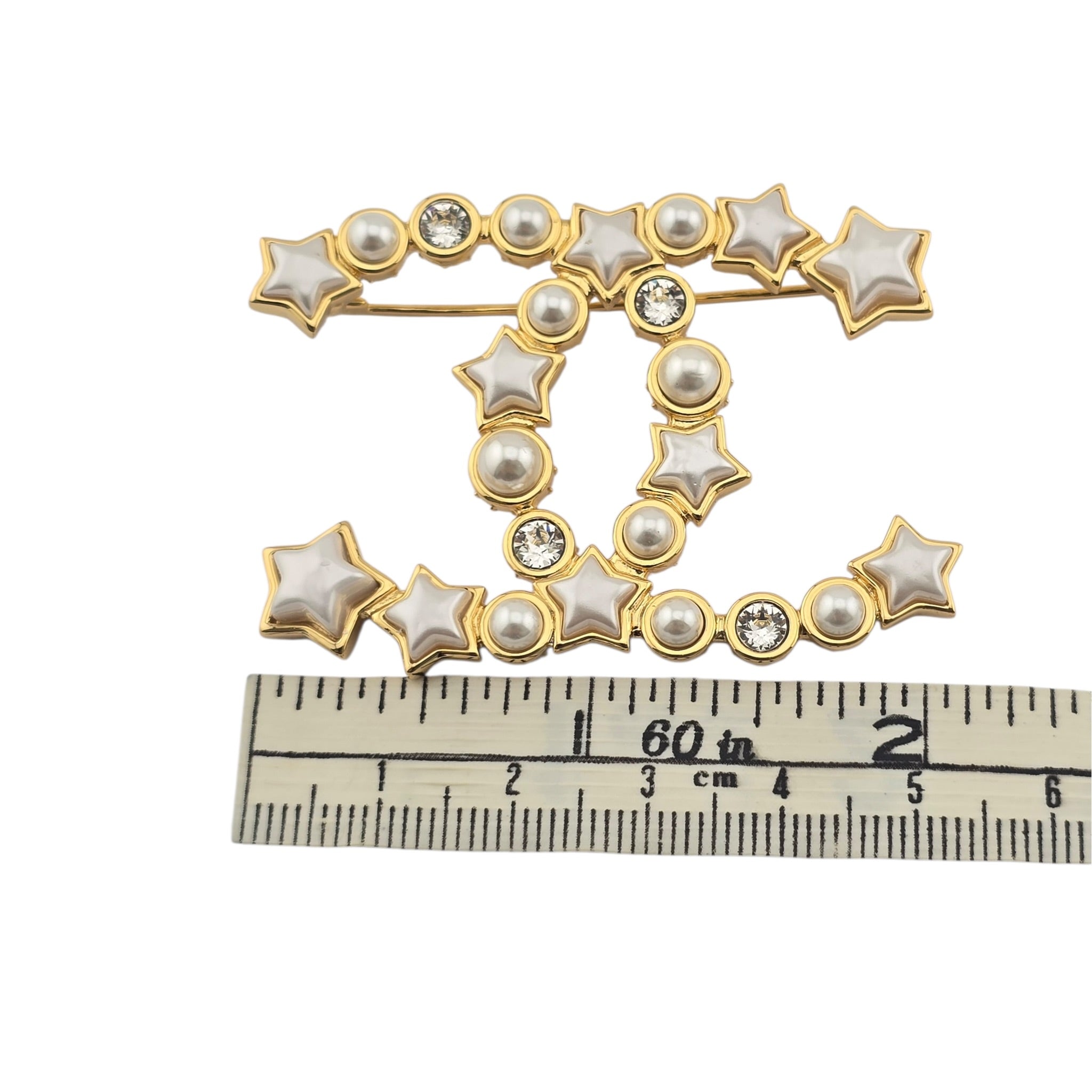 Chanel CC Gold Star Brooch 2024 CHANEL