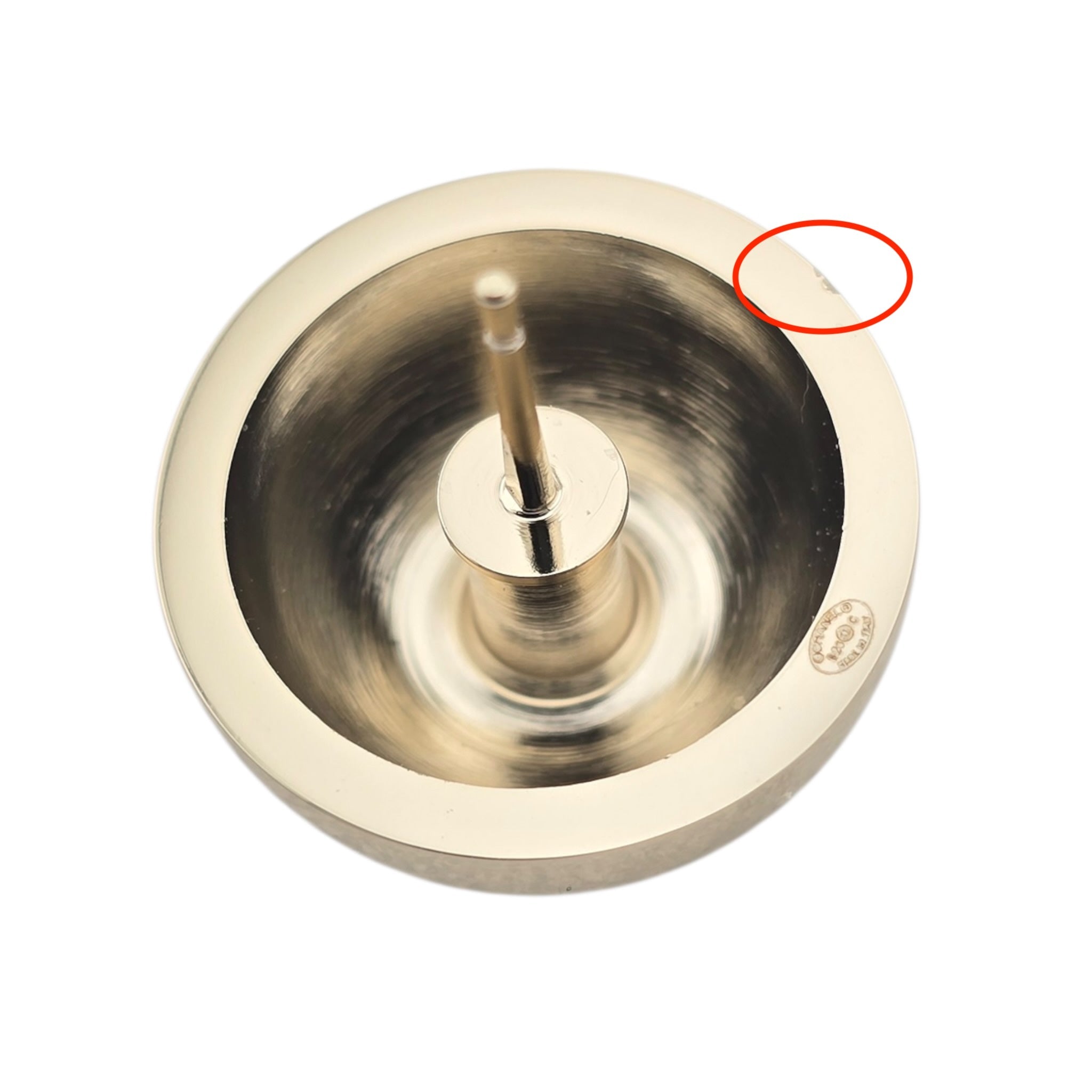 Chanel CC Gold Metal Crystal Round Earrings 2026 CHANEL