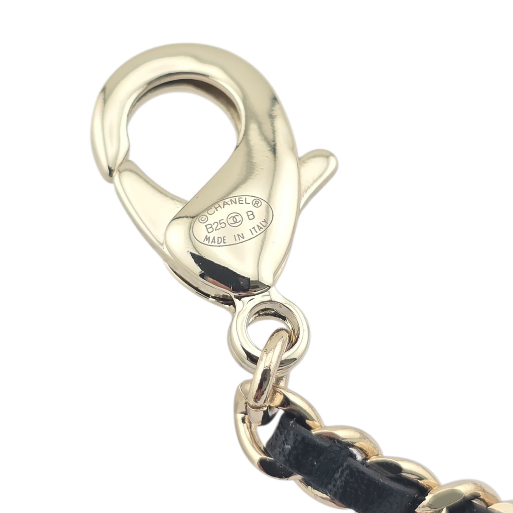 Chanel CC Robot Gabrielle Doll Pink Leather Necklace 25B CHANEL