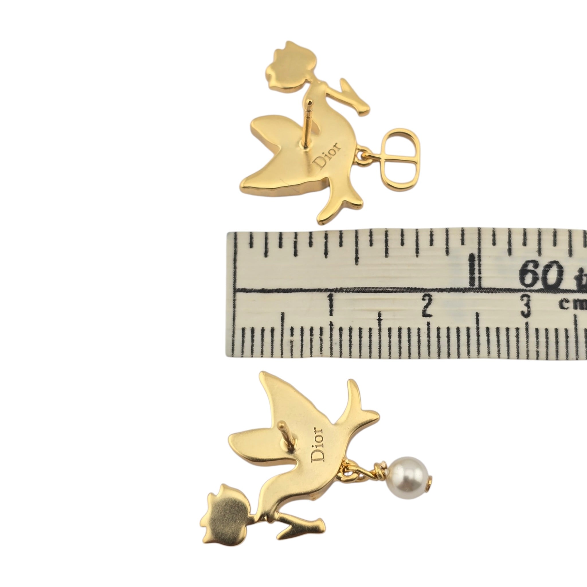 Christian Dior Dioramour Doves & Roses Earrings DIOR