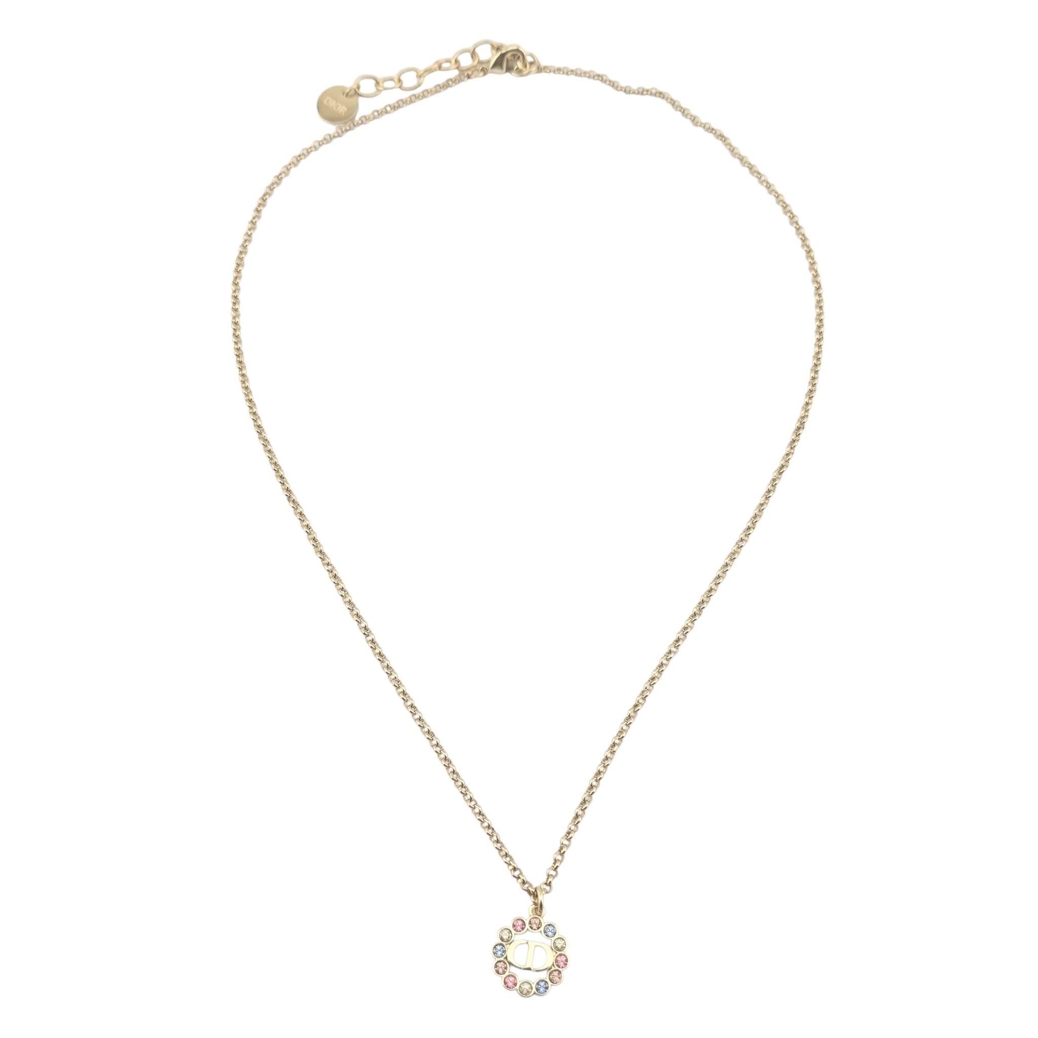 Christian Dior Petit CD Circle Necklace DIOR