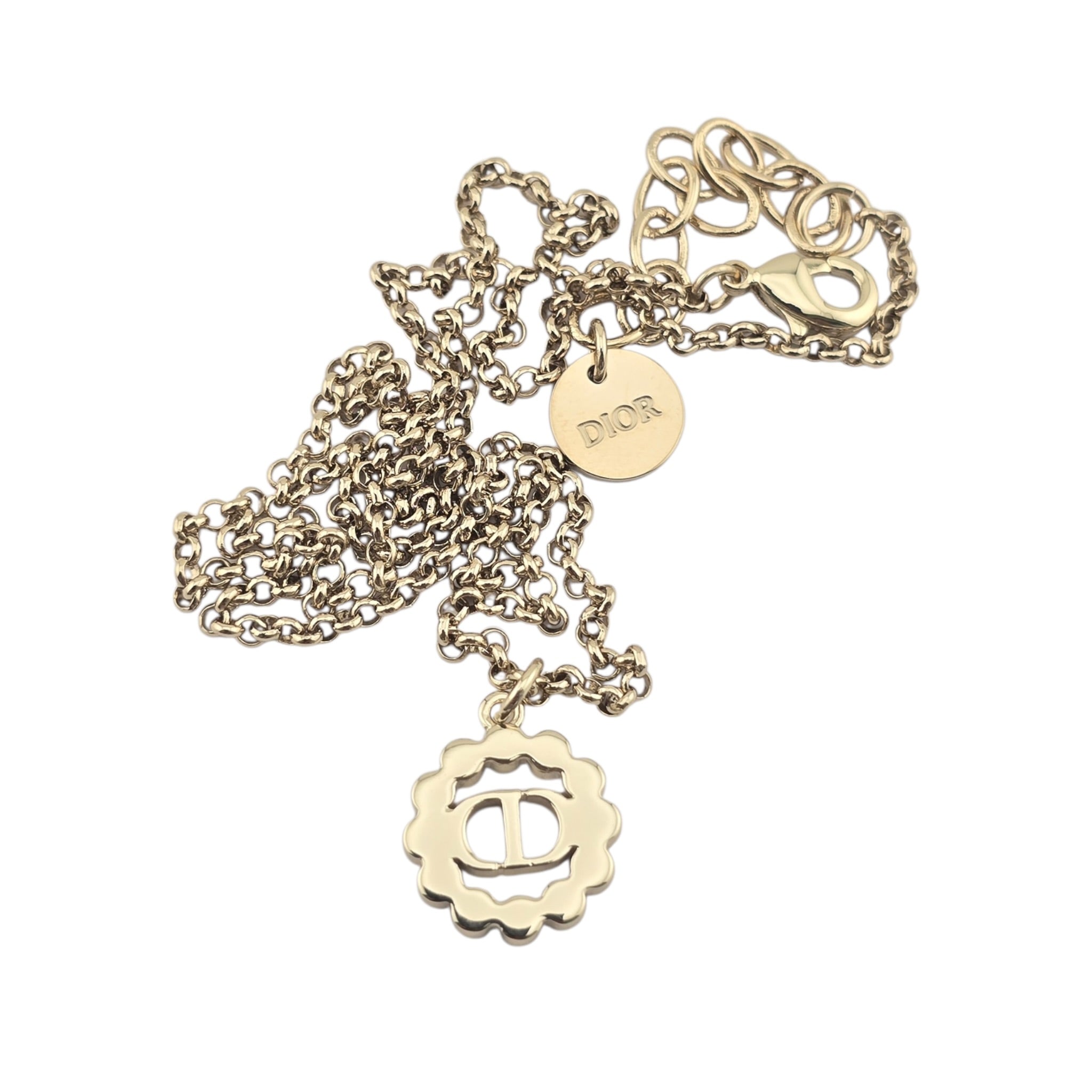 Christian Dior Petit CD Circle Necklace DIOR