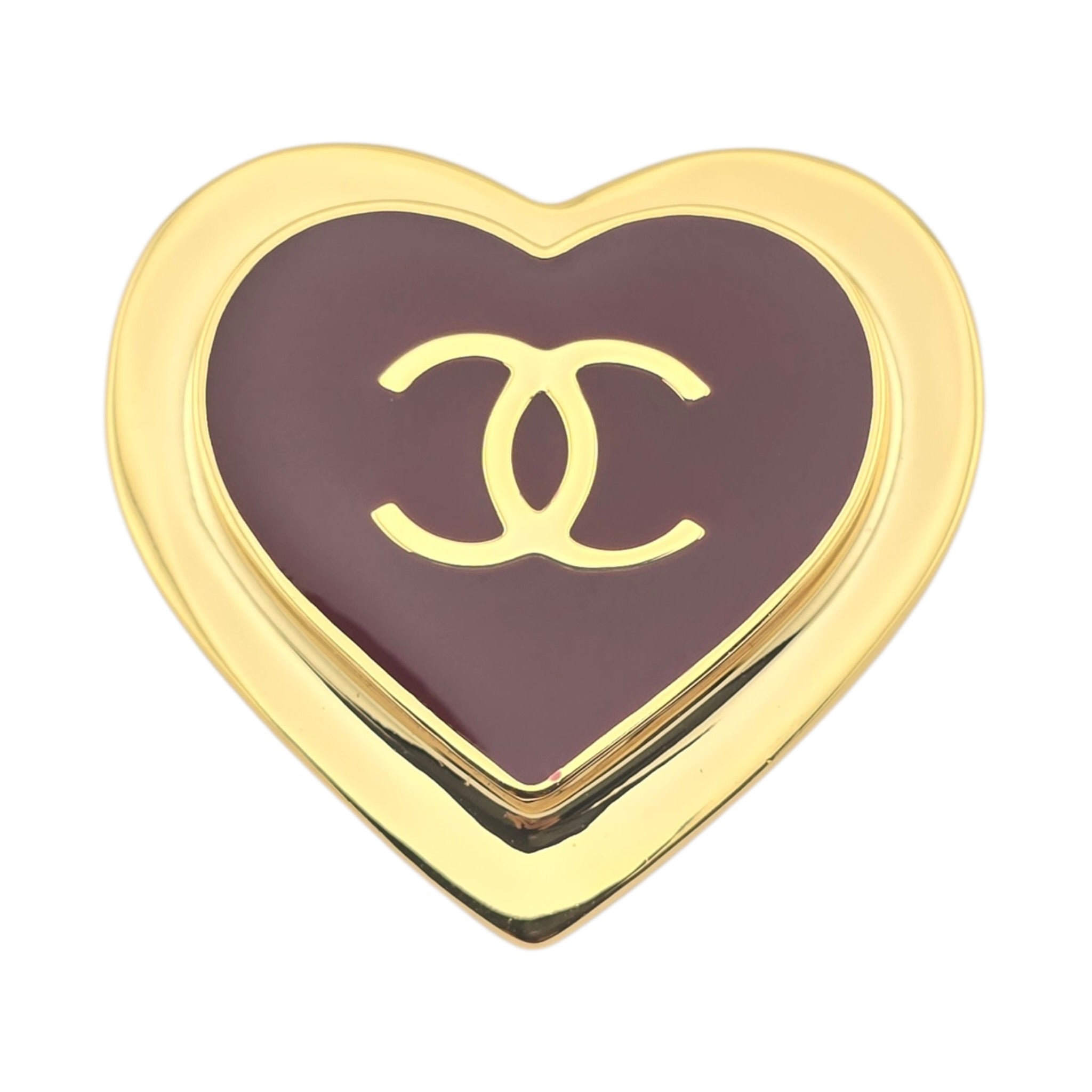 Chanel CC Red Heart Brooch 2026 CHANEL