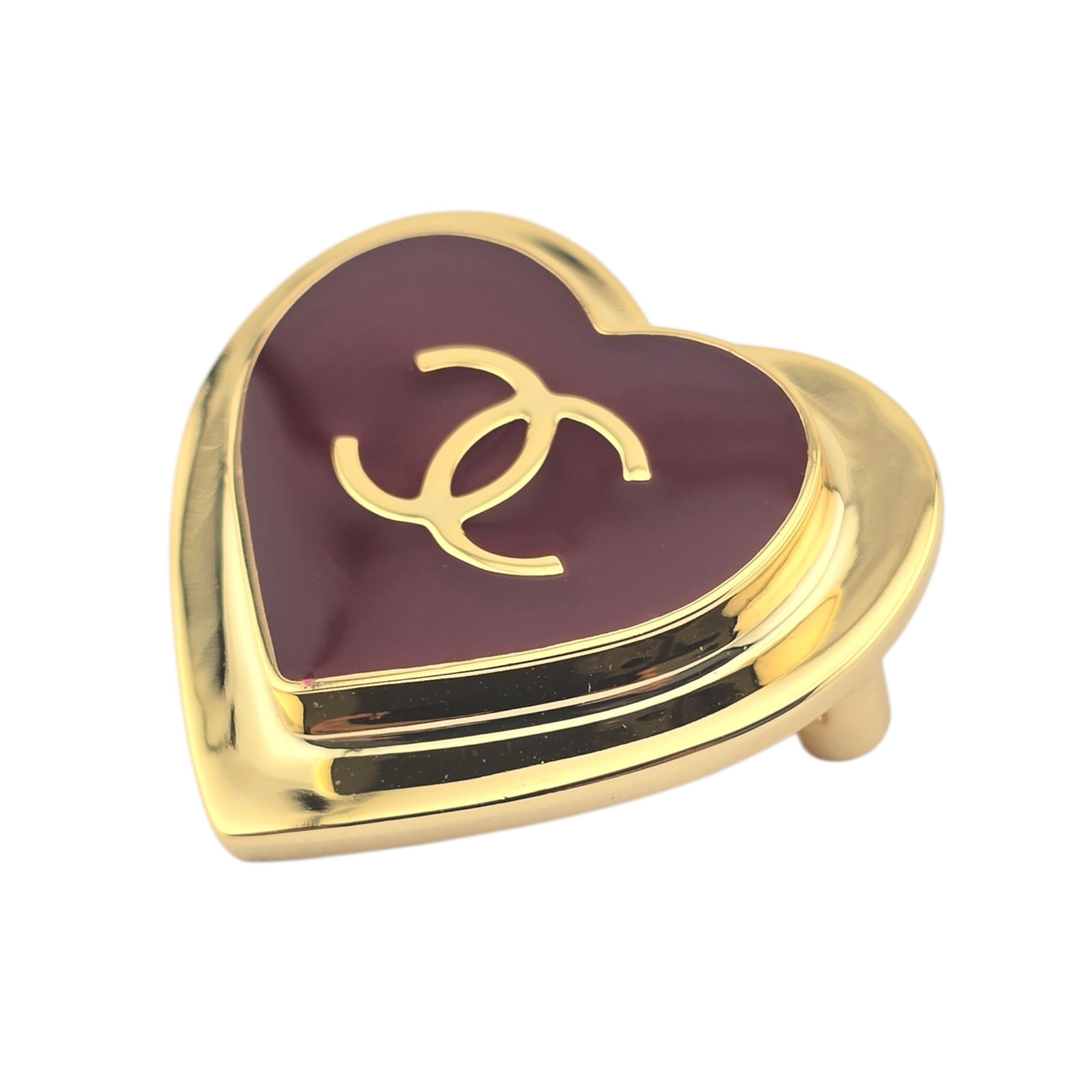 Chanel CC Red Heart Brooch 2026 CHANEL