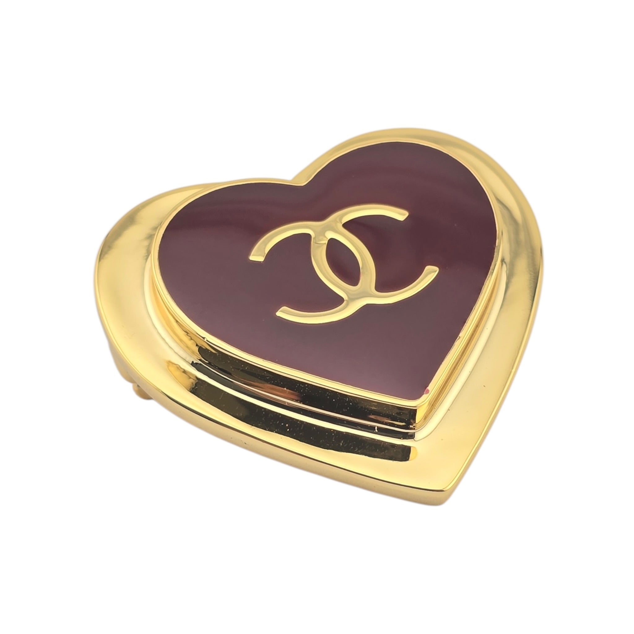 Chanel CC Red Heart Brooch 2026 CHANEL