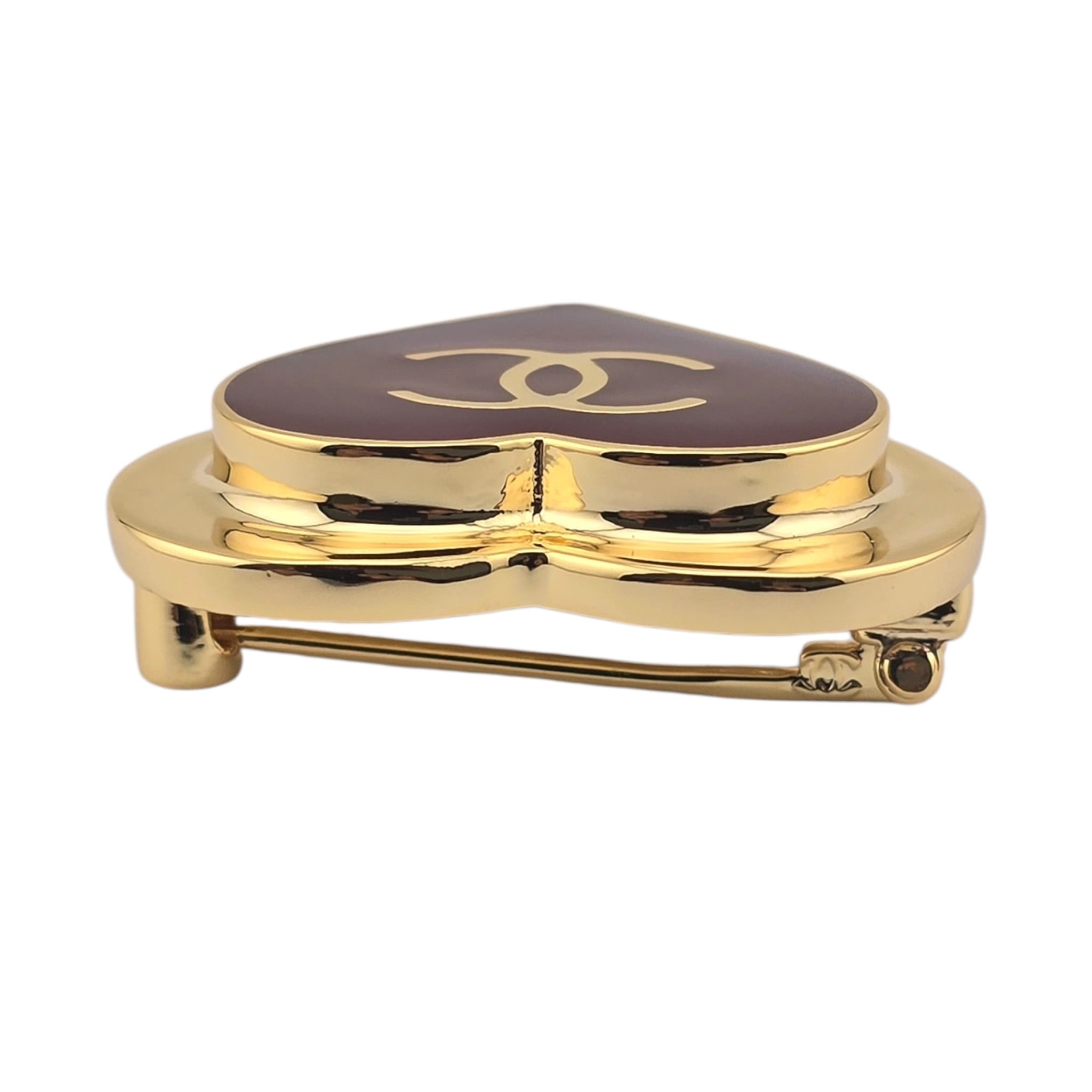 Chanel CC Red Heart Brooch 2026 CHANEL