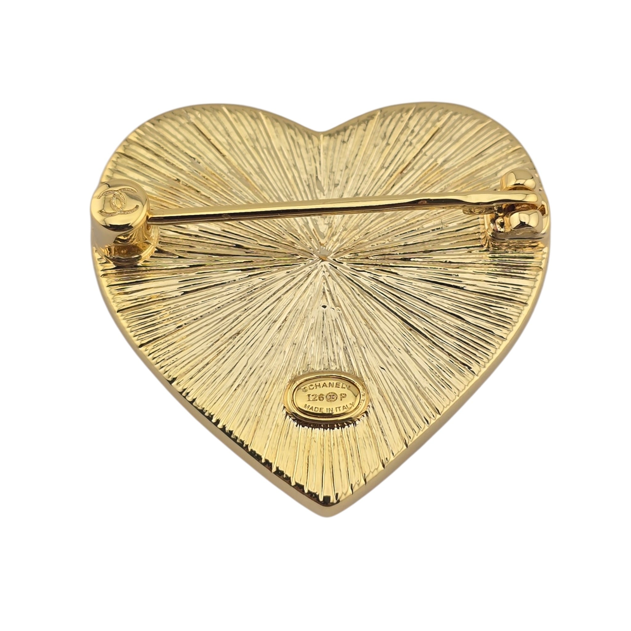 Chanel CC Red Heart Brooch 2026 CHANEL