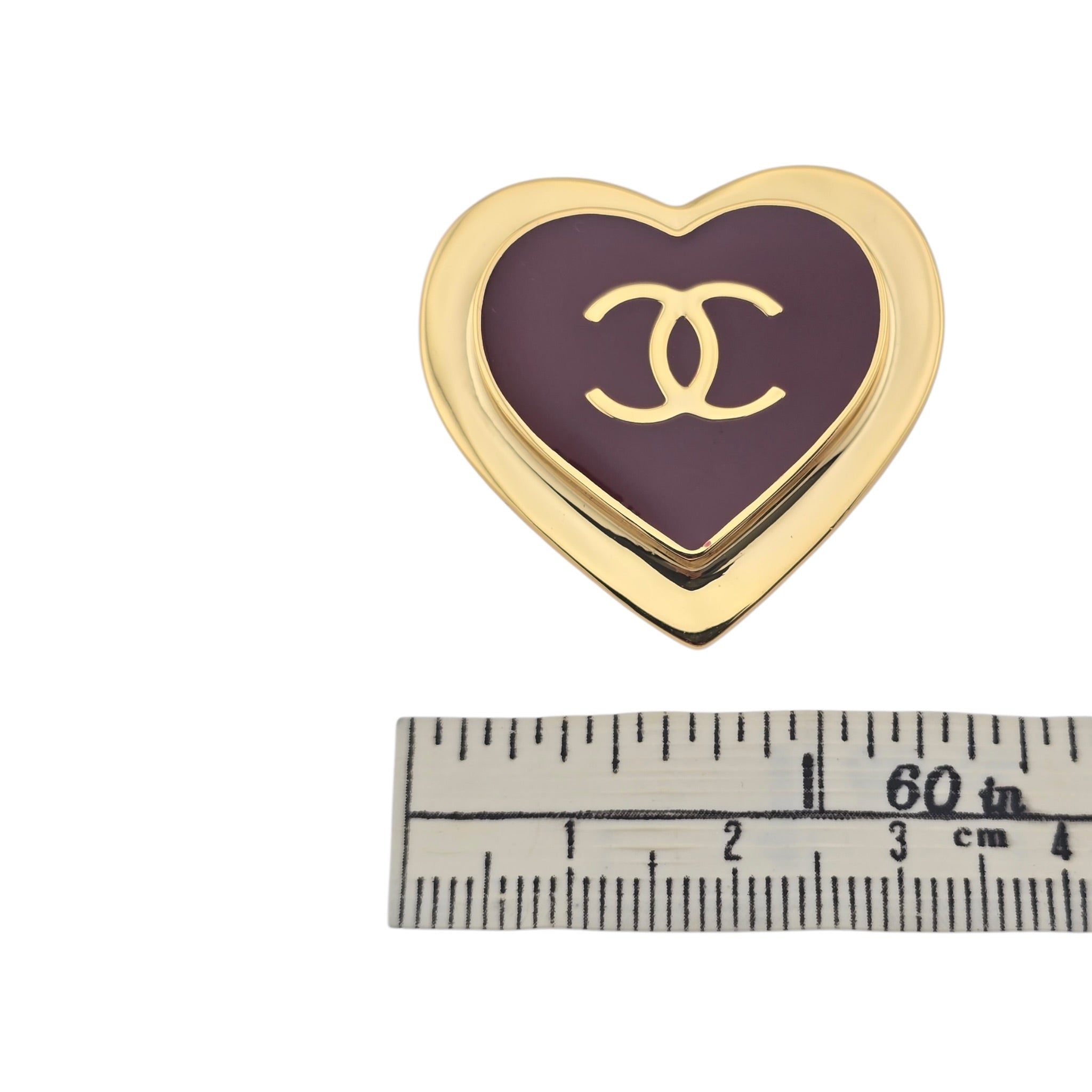 Chanel CC Red Heart Brooch 2026 CHANEL