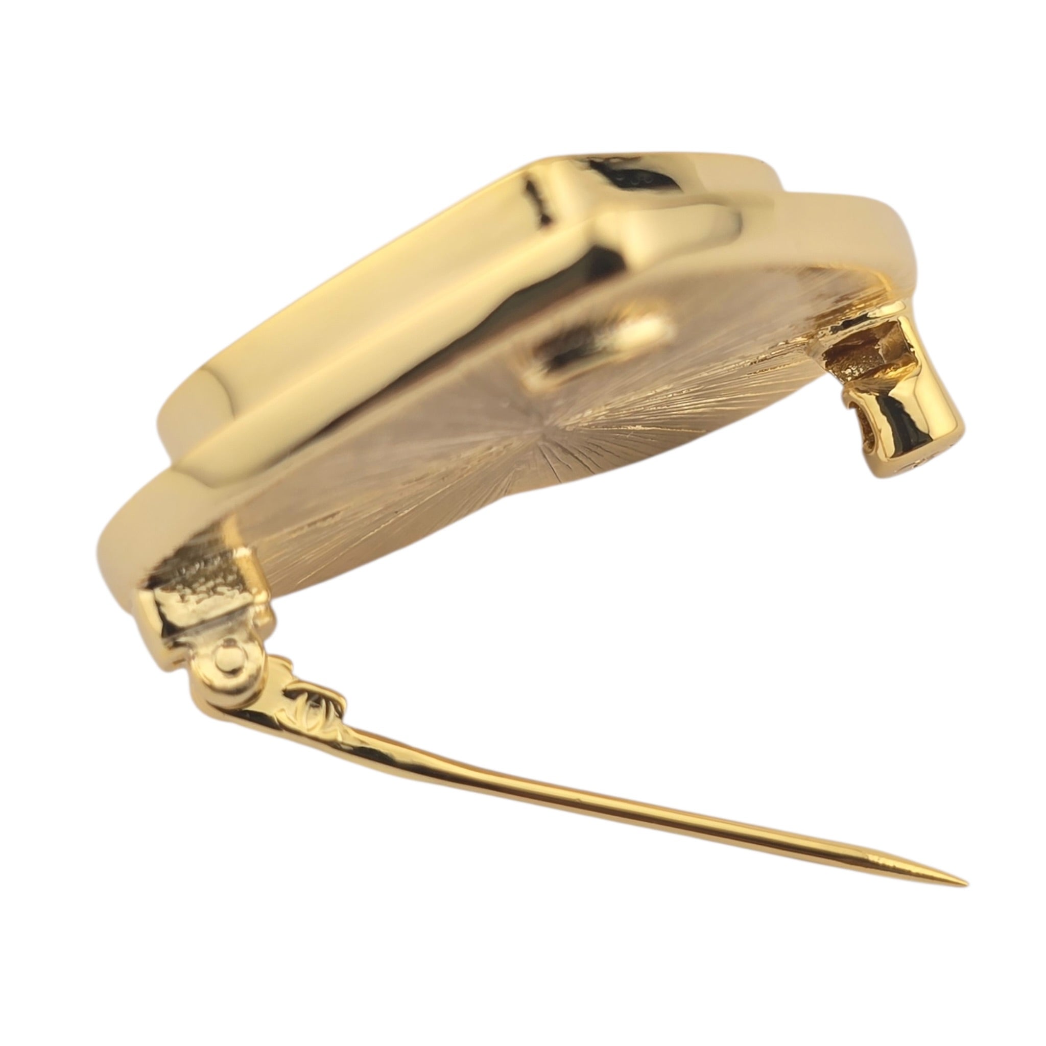 Chanel CC Black Heart Pin Brooch 2026 CHANEL