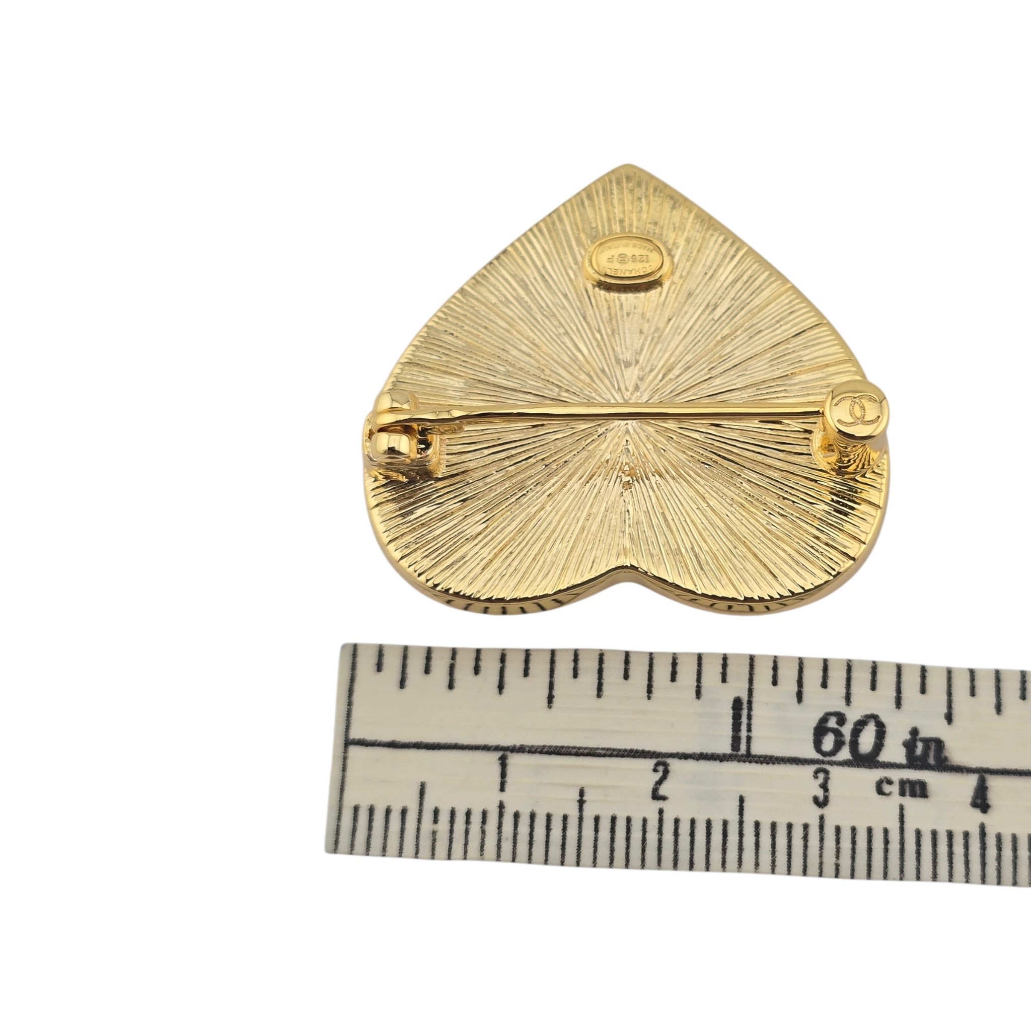 Chanel CC Black Heart Pin Brooch 2026 CHANEL