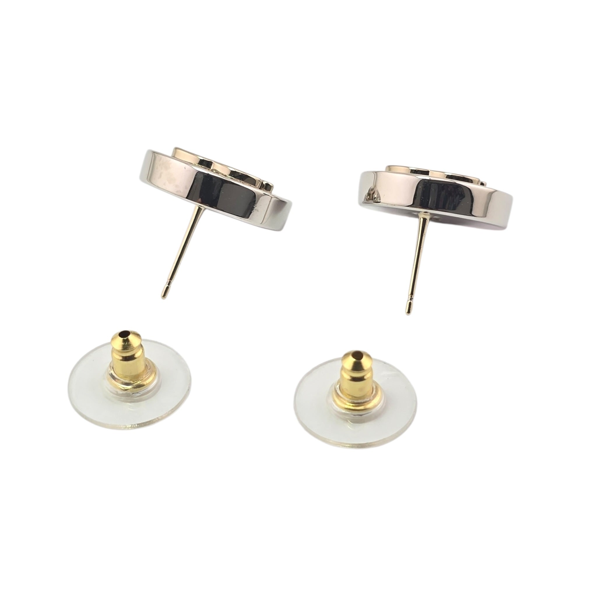 Chanel CC Round Crystal Earrings 2026 CHANEL