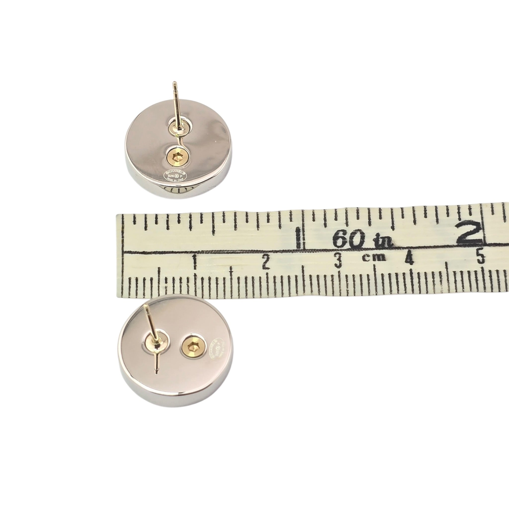 Chanel CC Round Crystal Earrings 2026 CHANEL