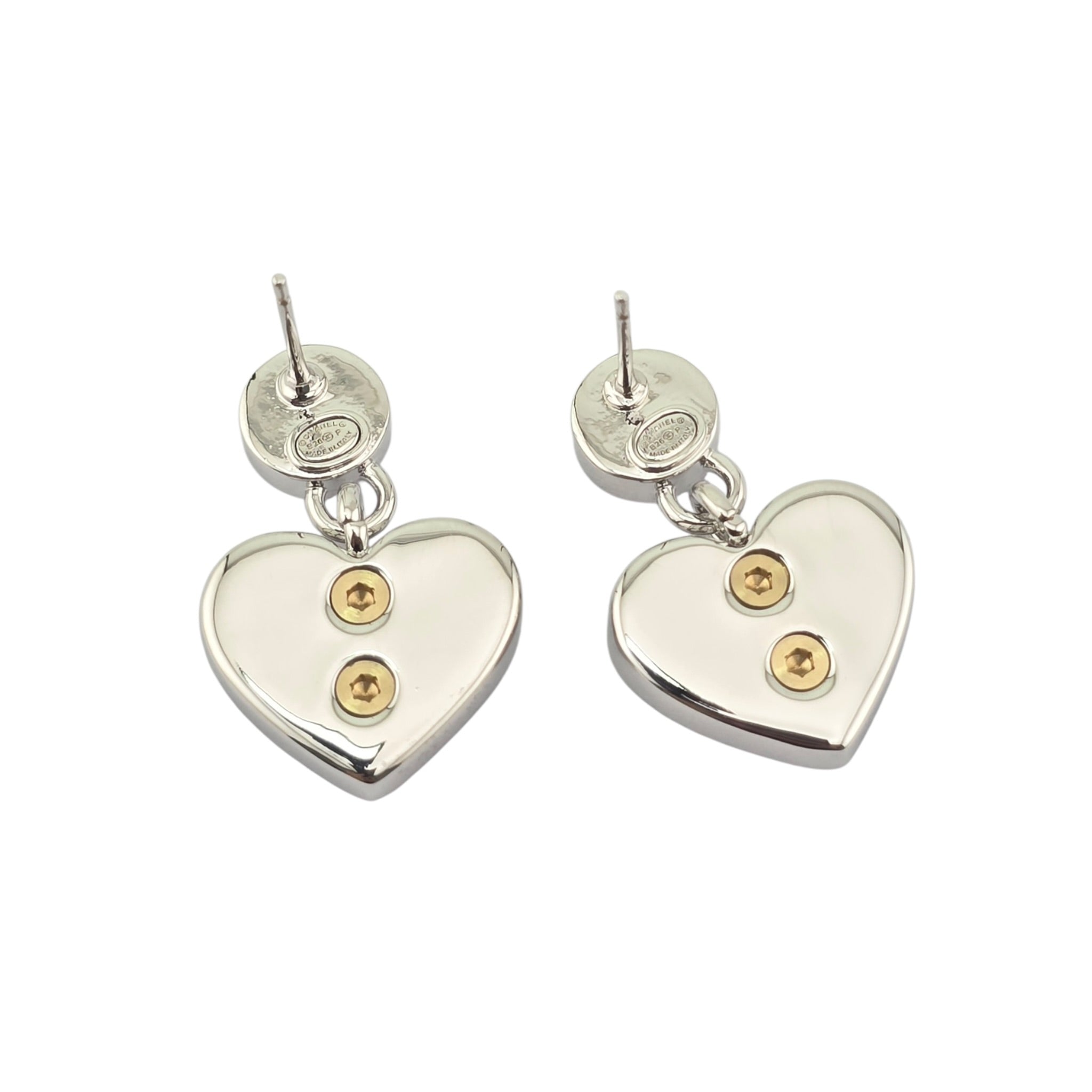 Chanel CC Heart Crystal Drop Earrings 2026 CHANEL