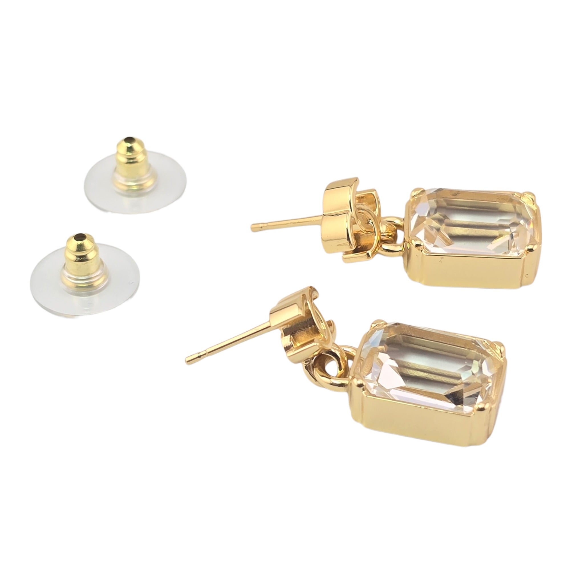 Chanel CC Crystal Drop Pendant Earrings 2026 CHANEL