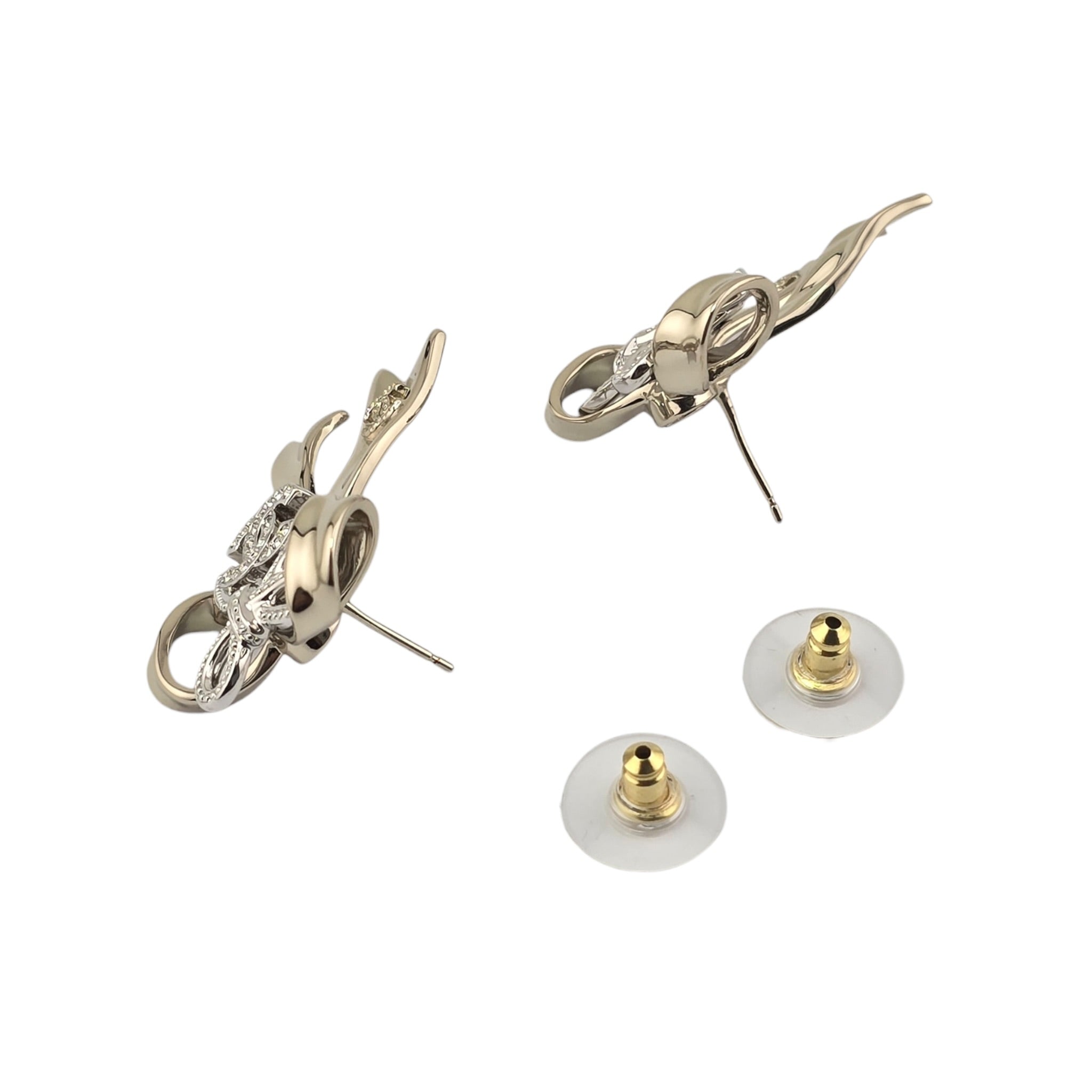Chanel CC Bow Gold Earrings 2025 CHANEL