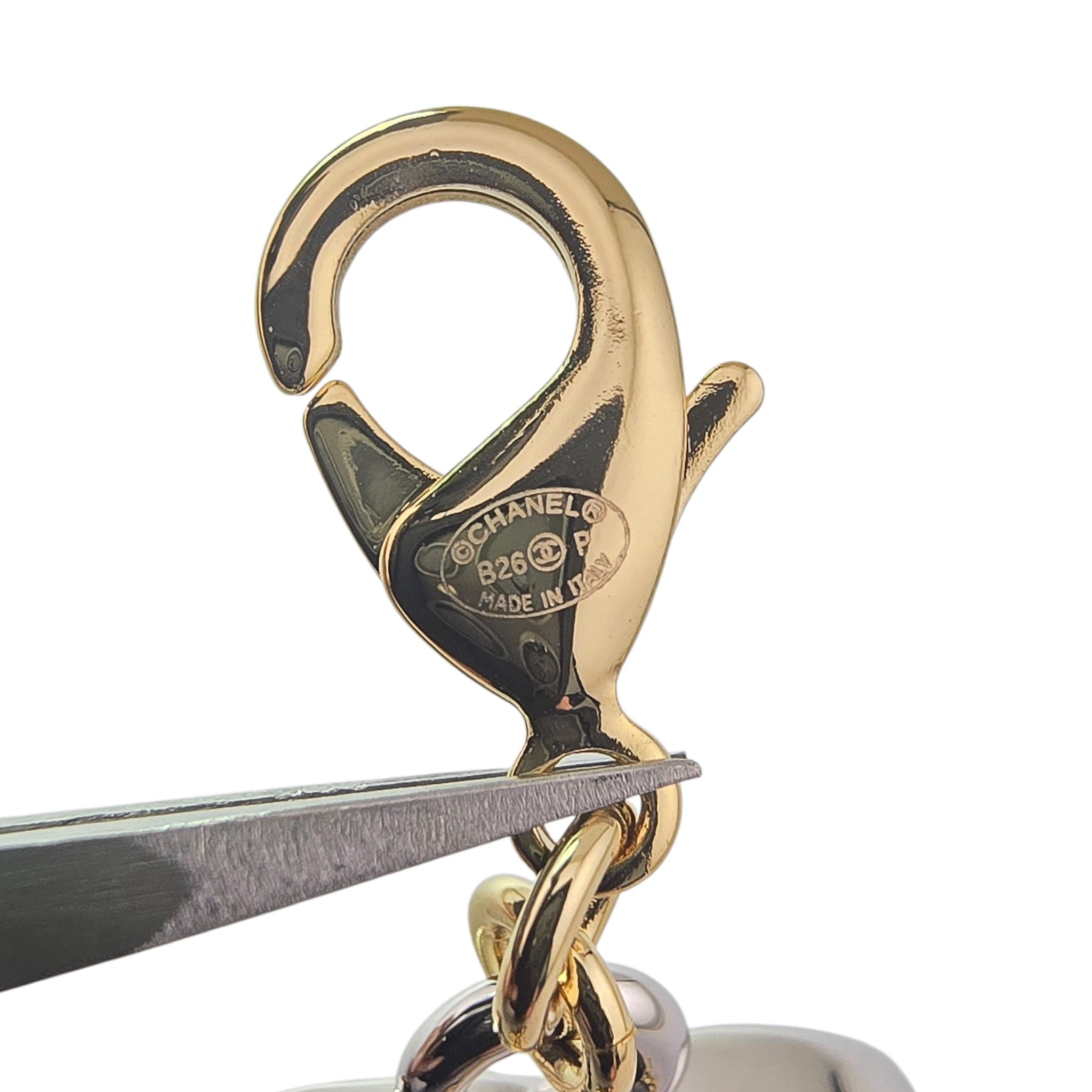Chanel CC Gold Silver Metal Bracelet 2026 CHANEL