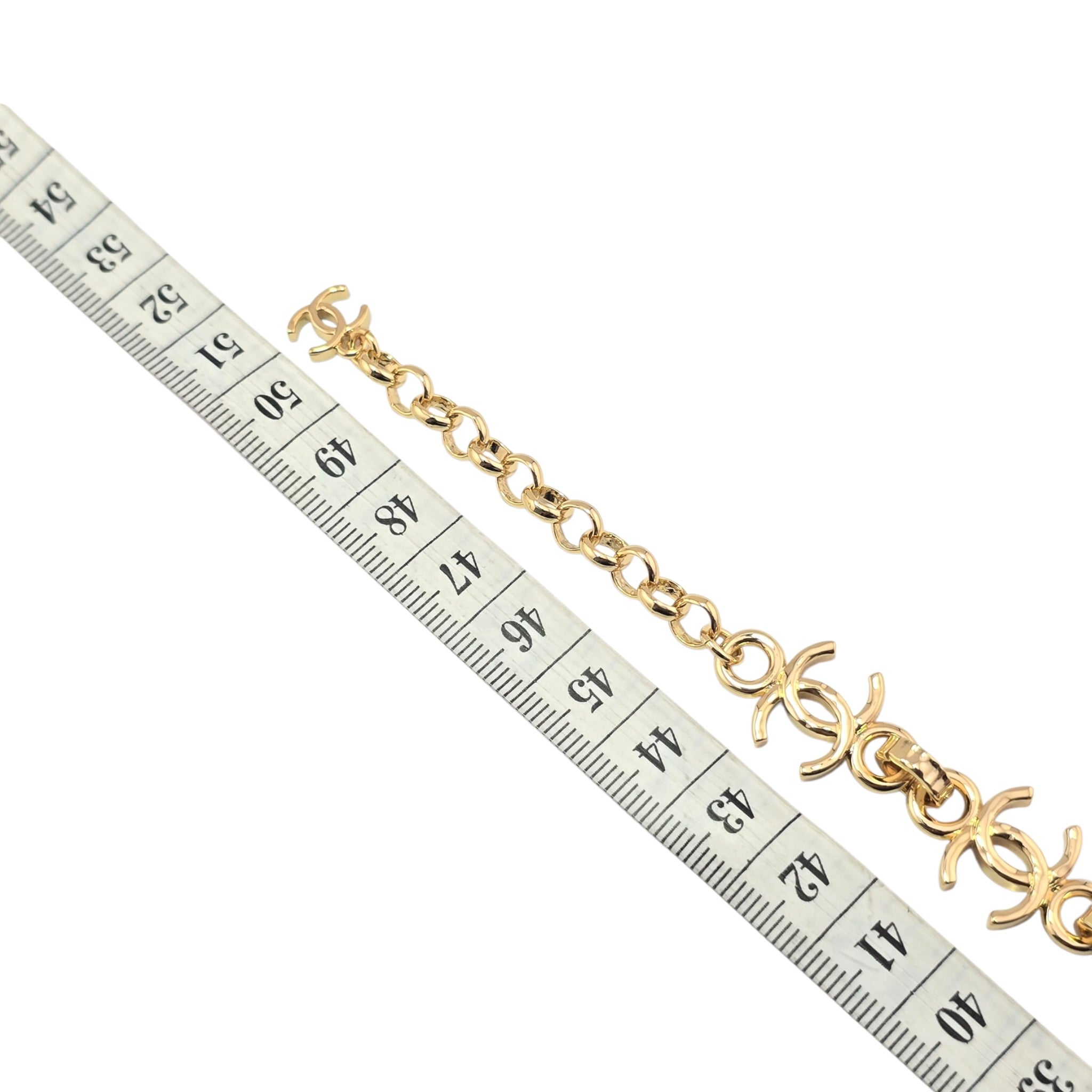 Chanel CC Silver Gold Metal Necklace 2026 CHANEL