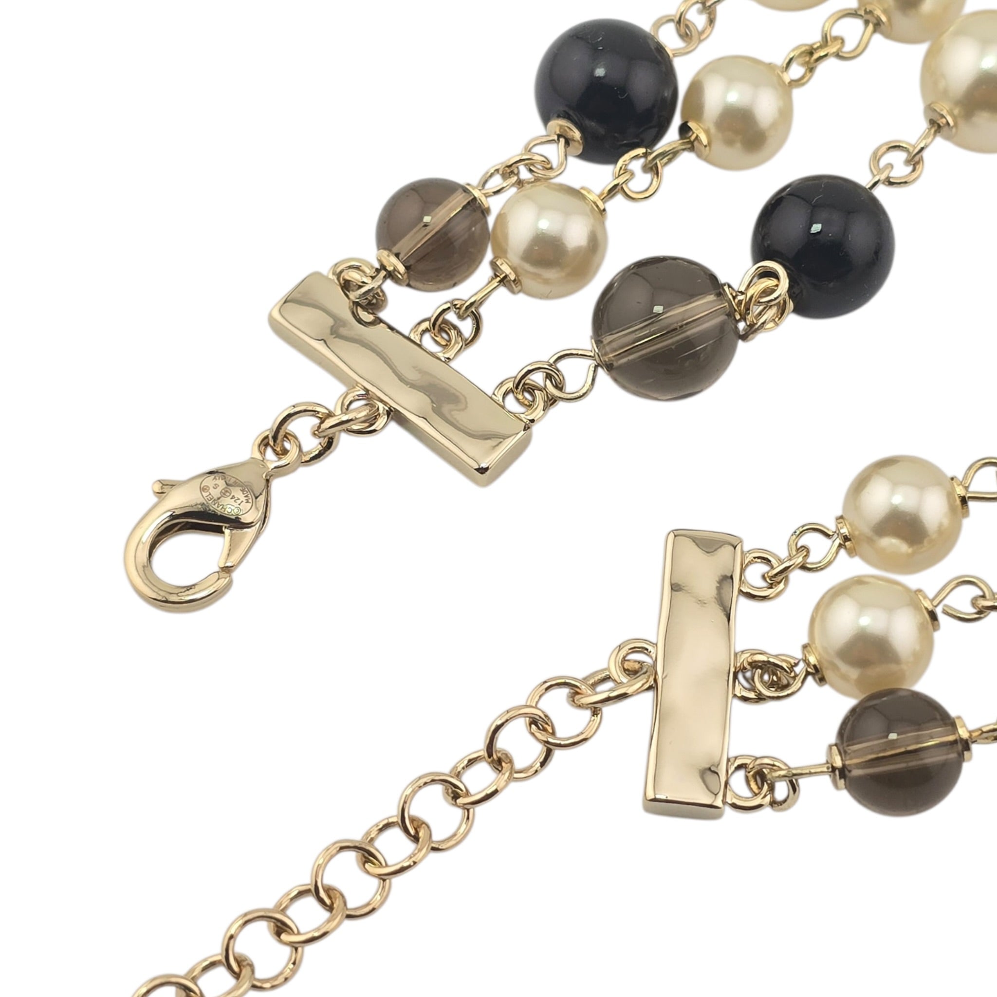 Chanel CC Sautoir Baroque Pearl Camellia Necklace 2024 CHANEL